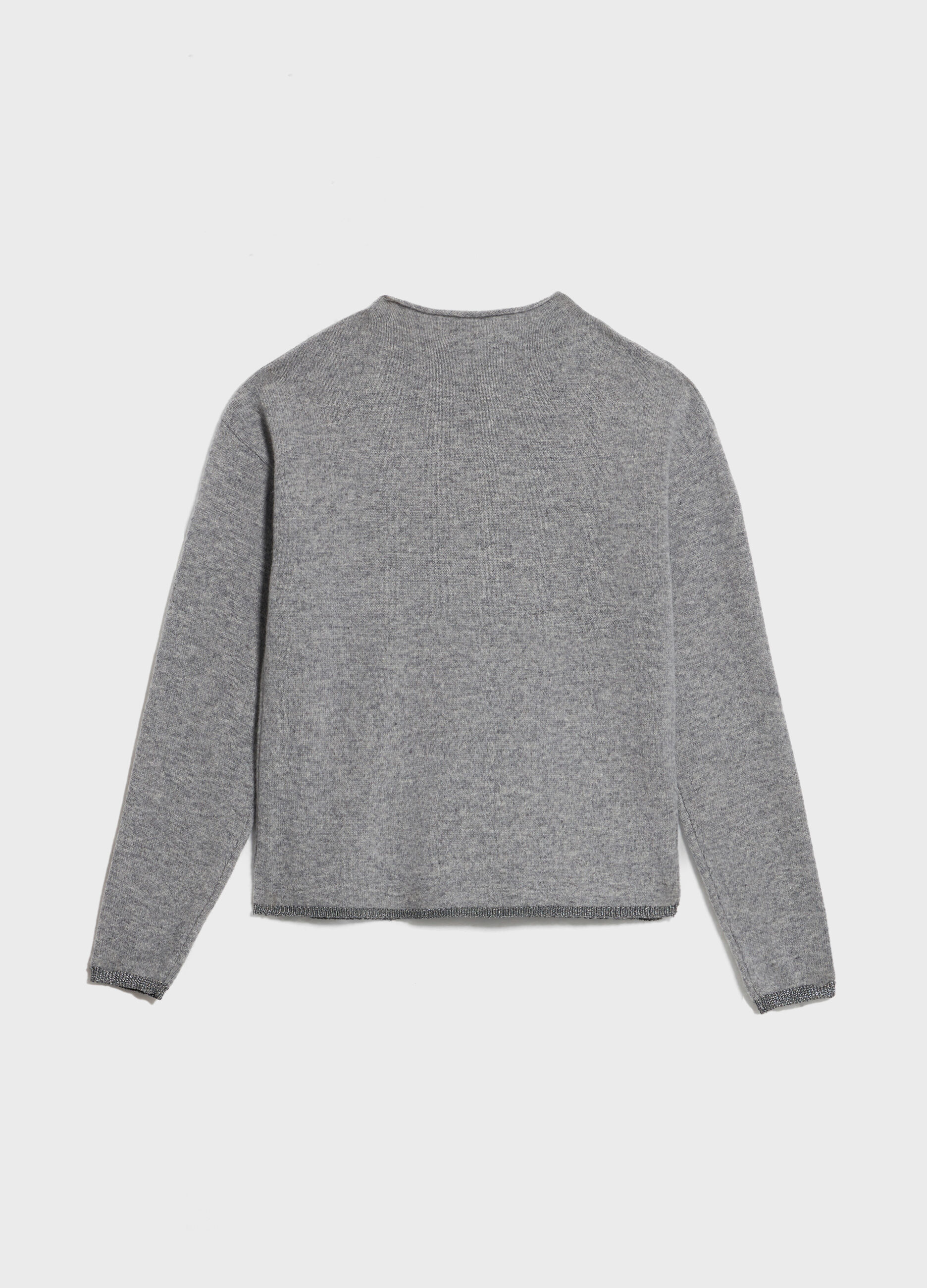 Knitted sweater in 100% wool