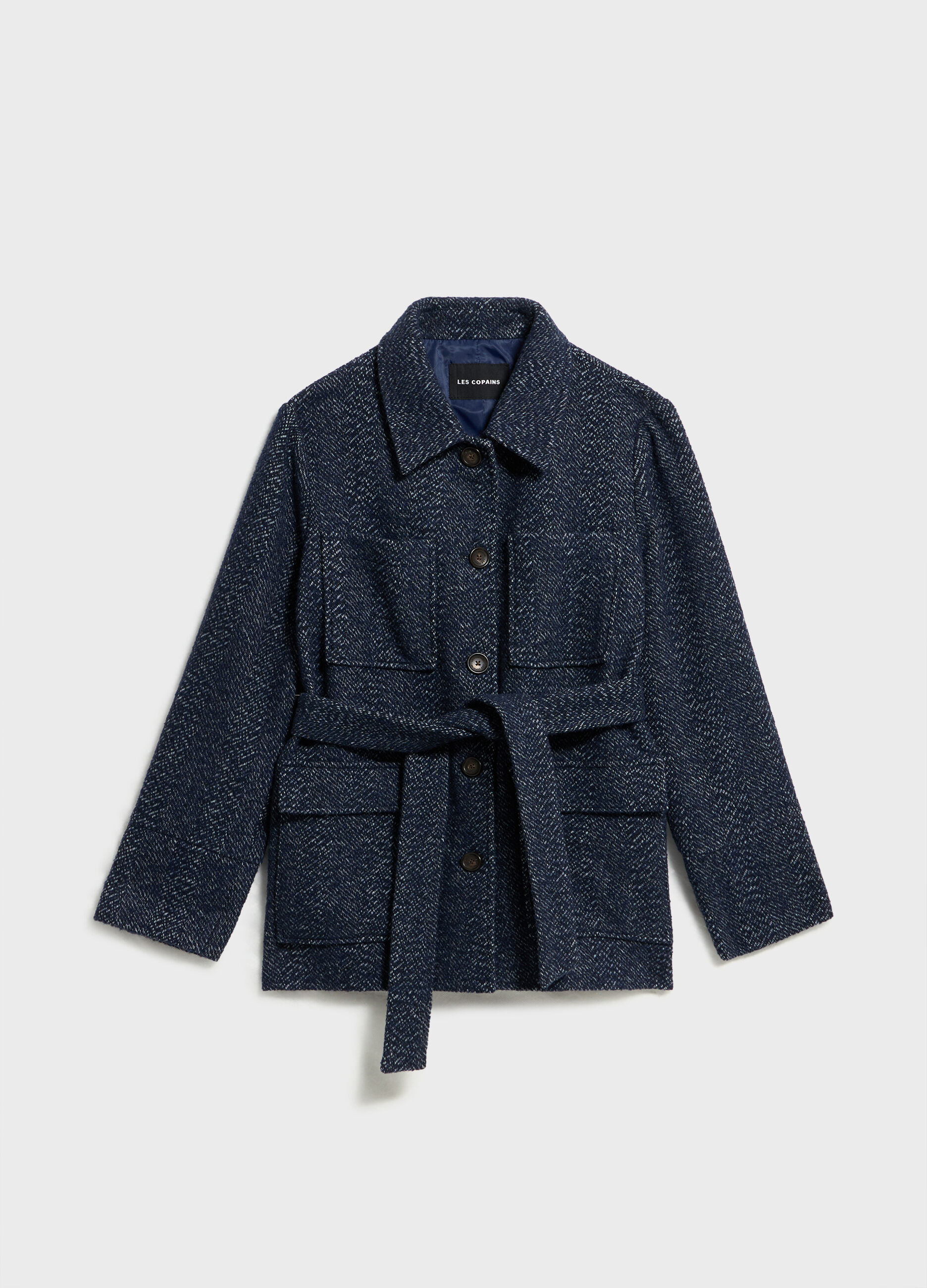 Safari jacket in wool blend
