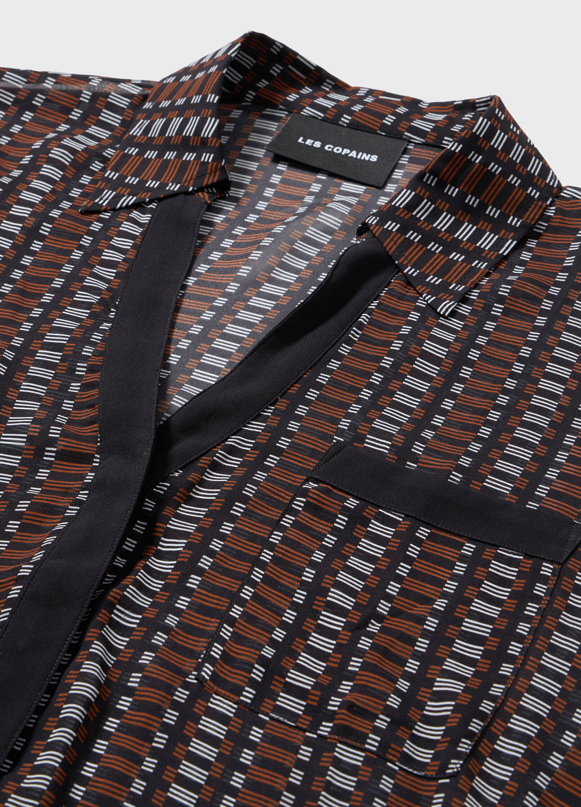 Chemise en viscose imprim&eacute;e