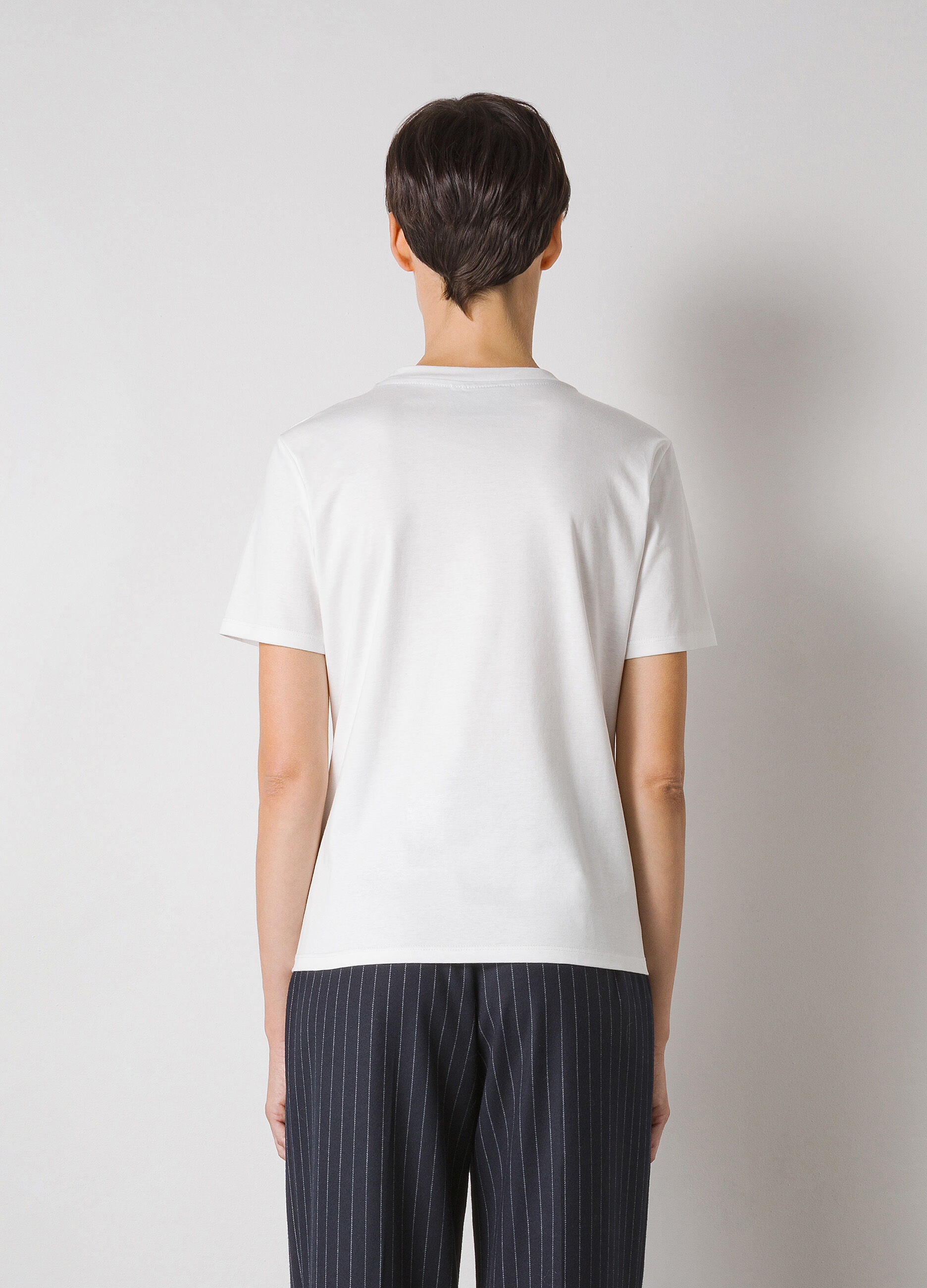 White 100% cotton T-shirt