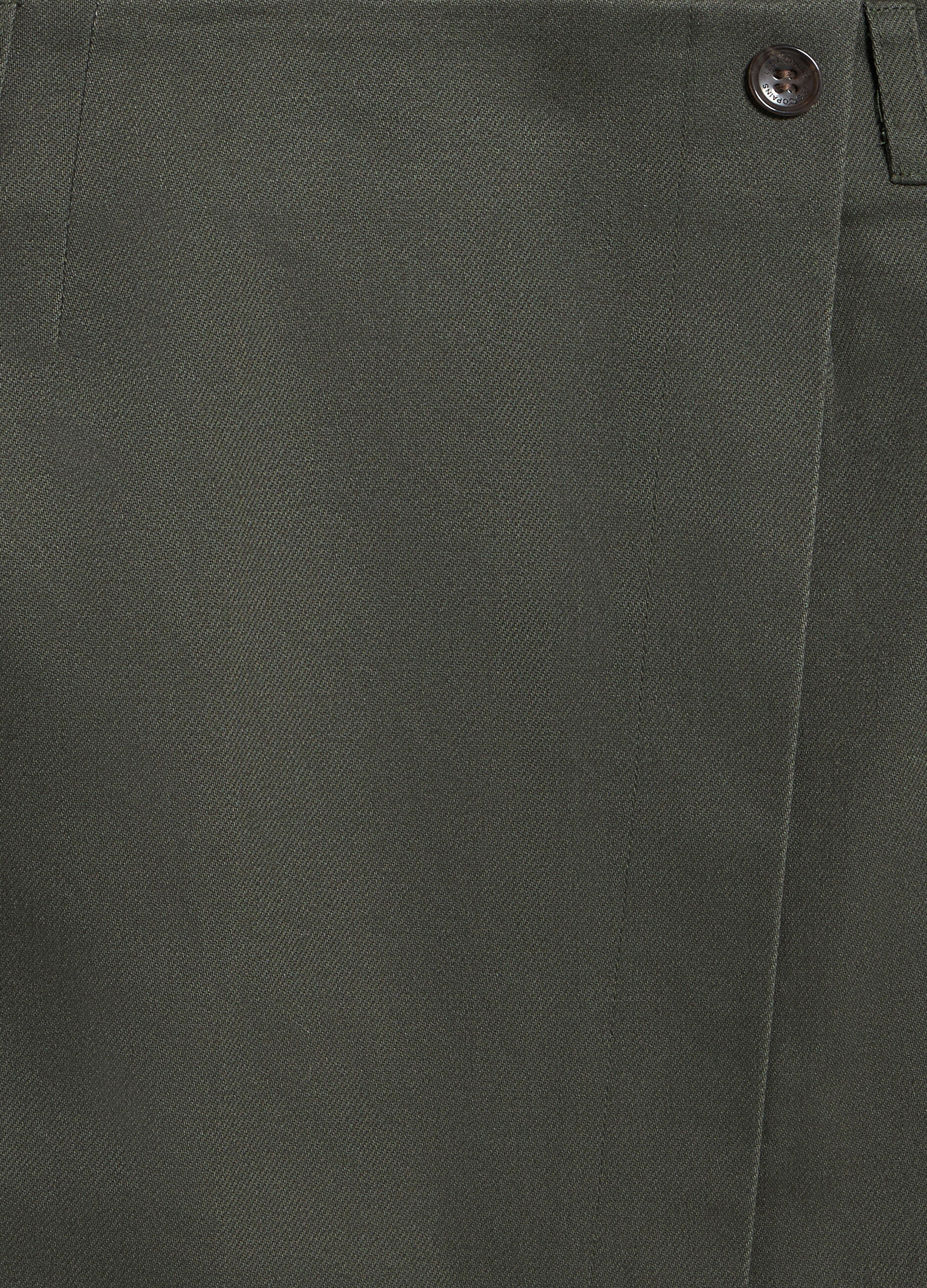 Wraparound skirt in cotton