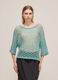Openwork knit sweater_1