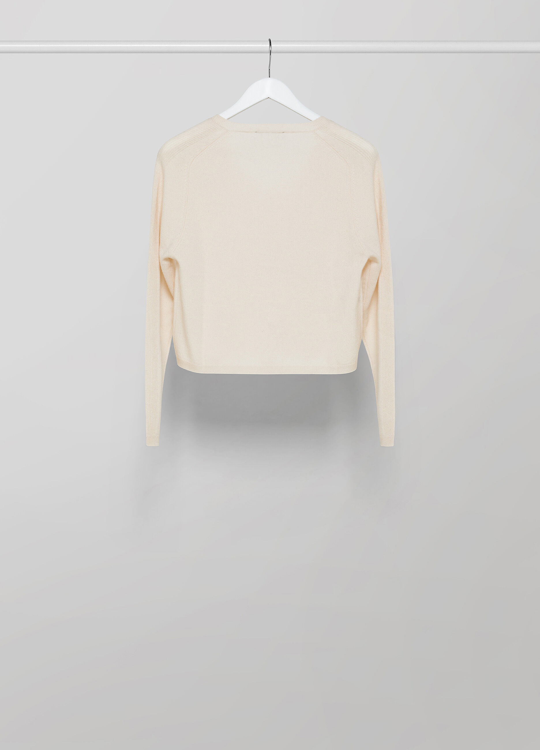 White cashmere blend tricot sweater_5