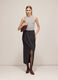 Pencil skirt with double darts_0