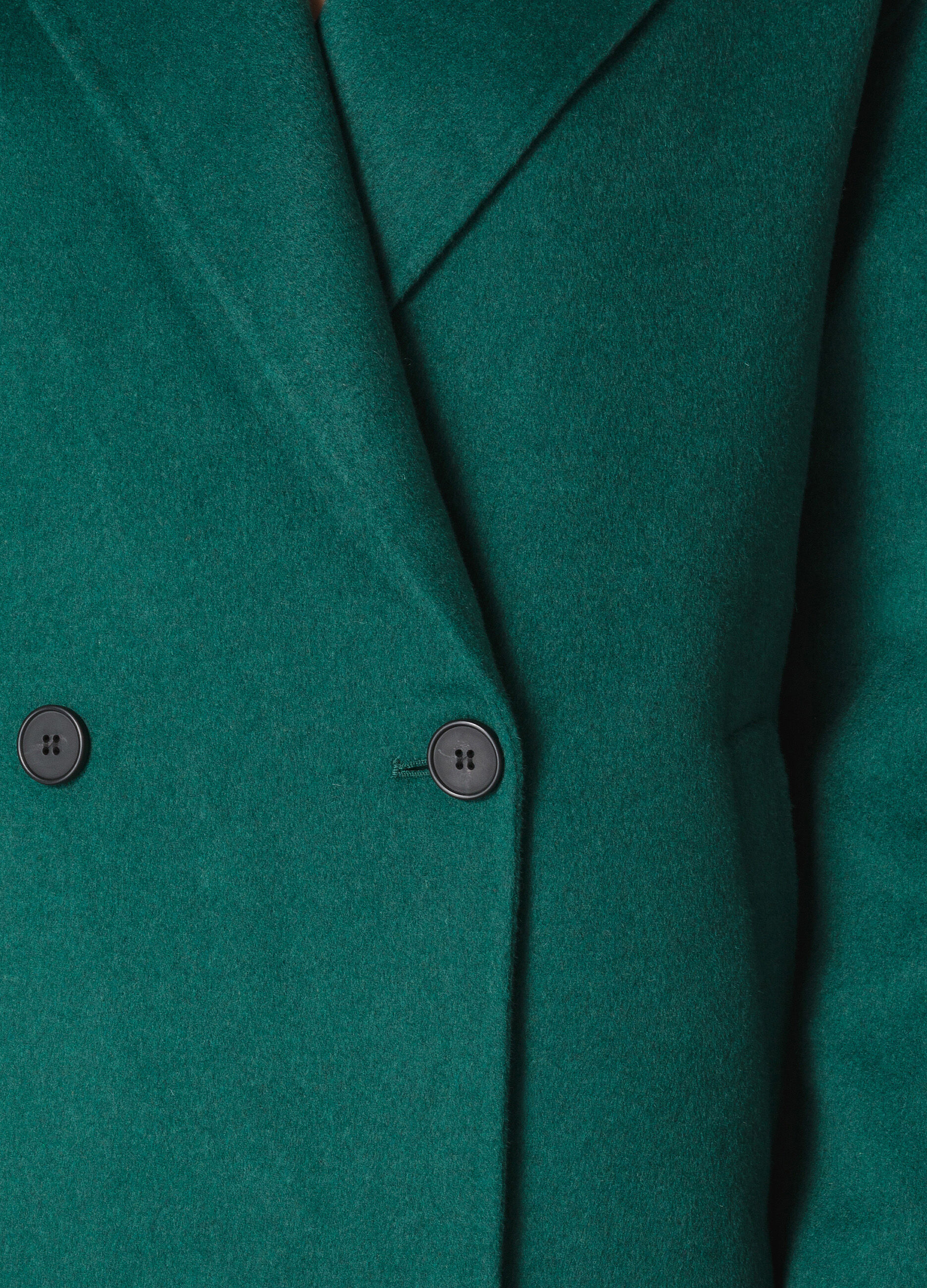 Wool-blend long coat _2