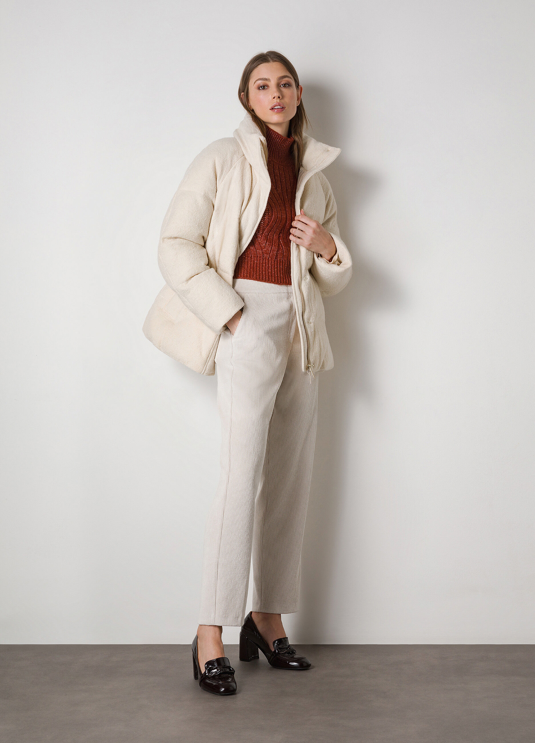 Ribbed cigarette trousers_0