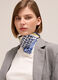 Silk foulard with print_0