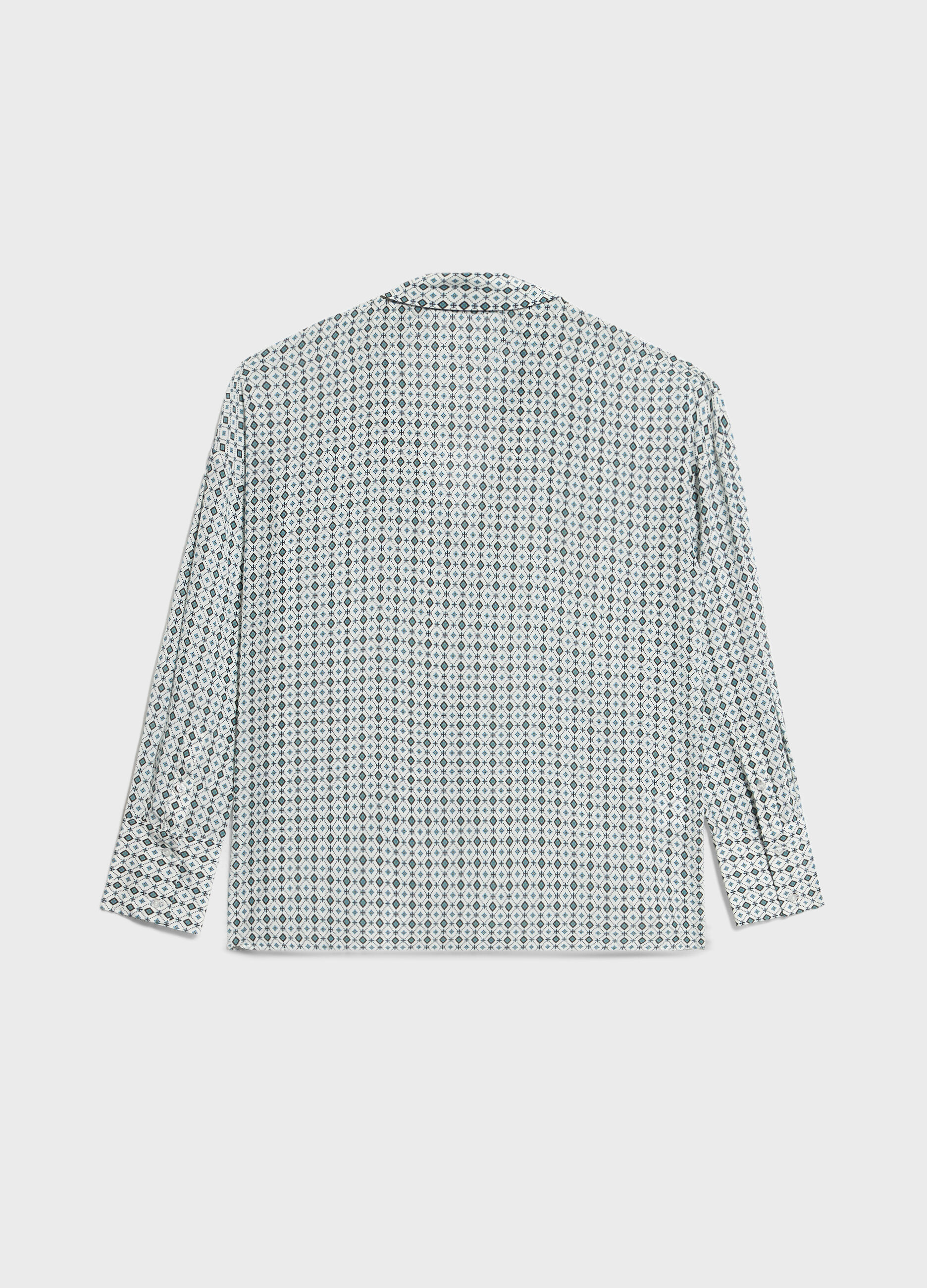 Shirt in printed viscose