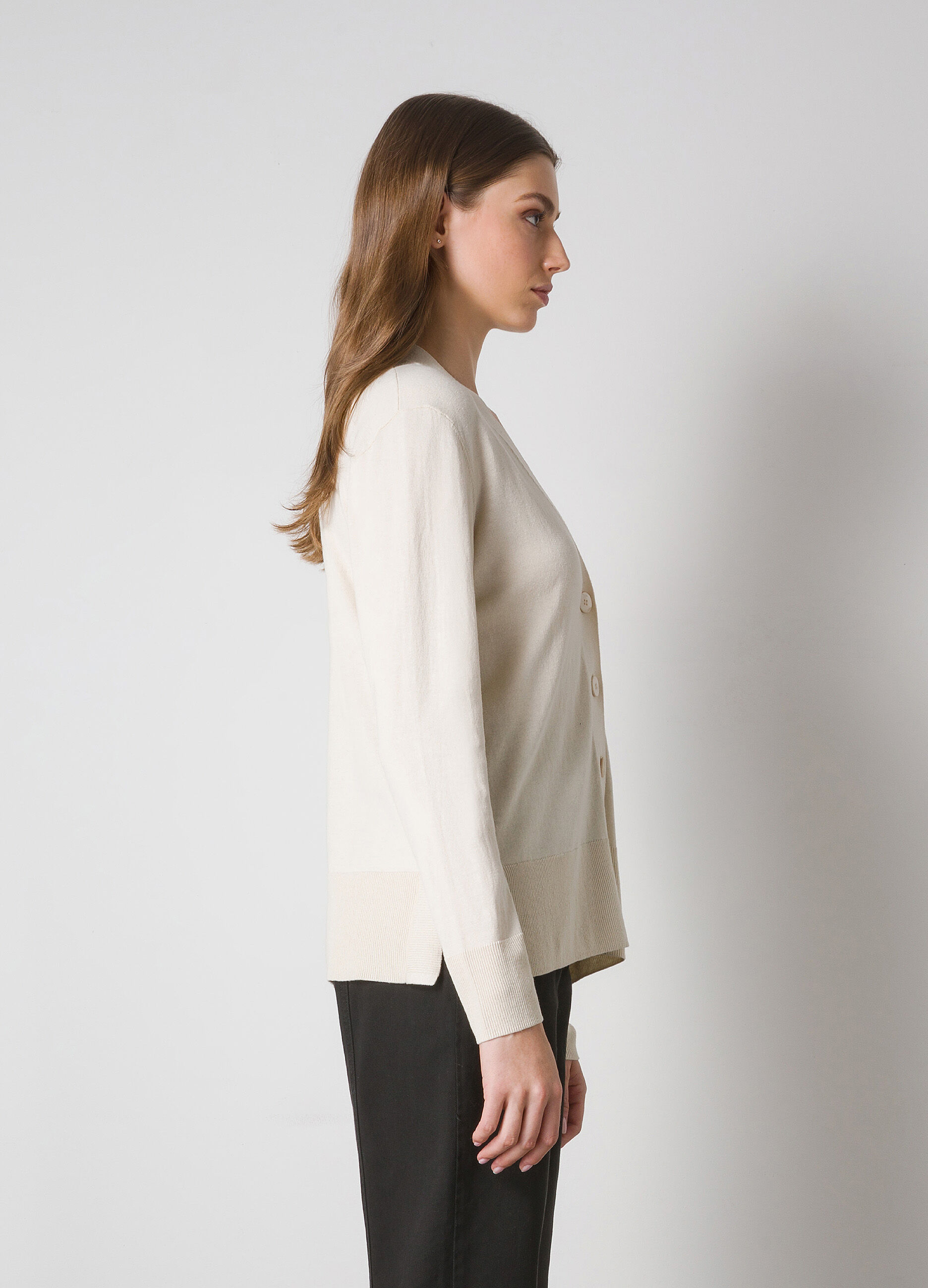 Silk cotton blend cardigan_3