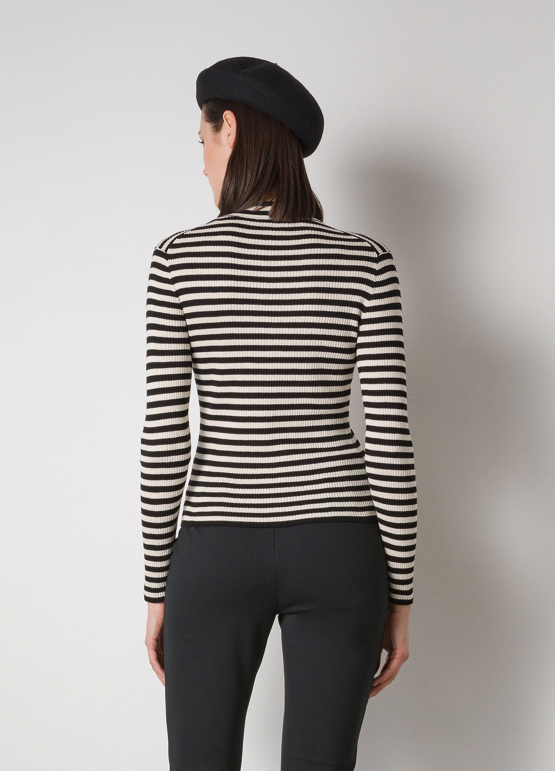 Ribbed silk-blend tricot_1