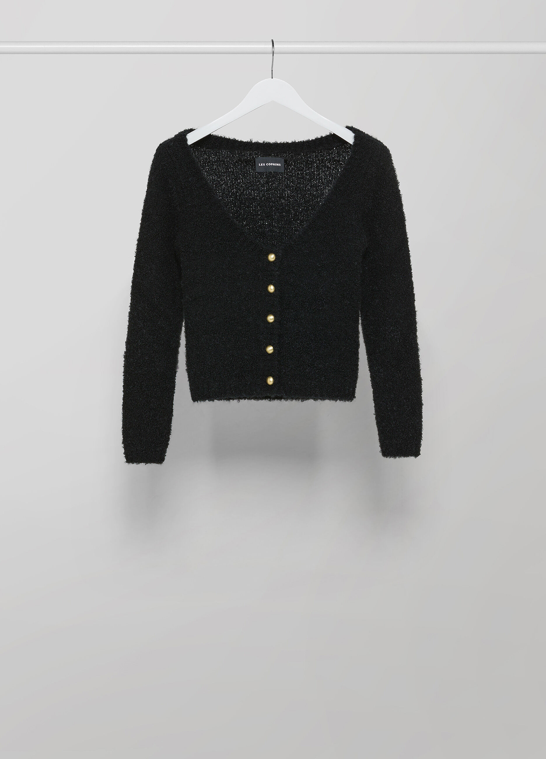 Mohair wool blend tricot cardigan_4
