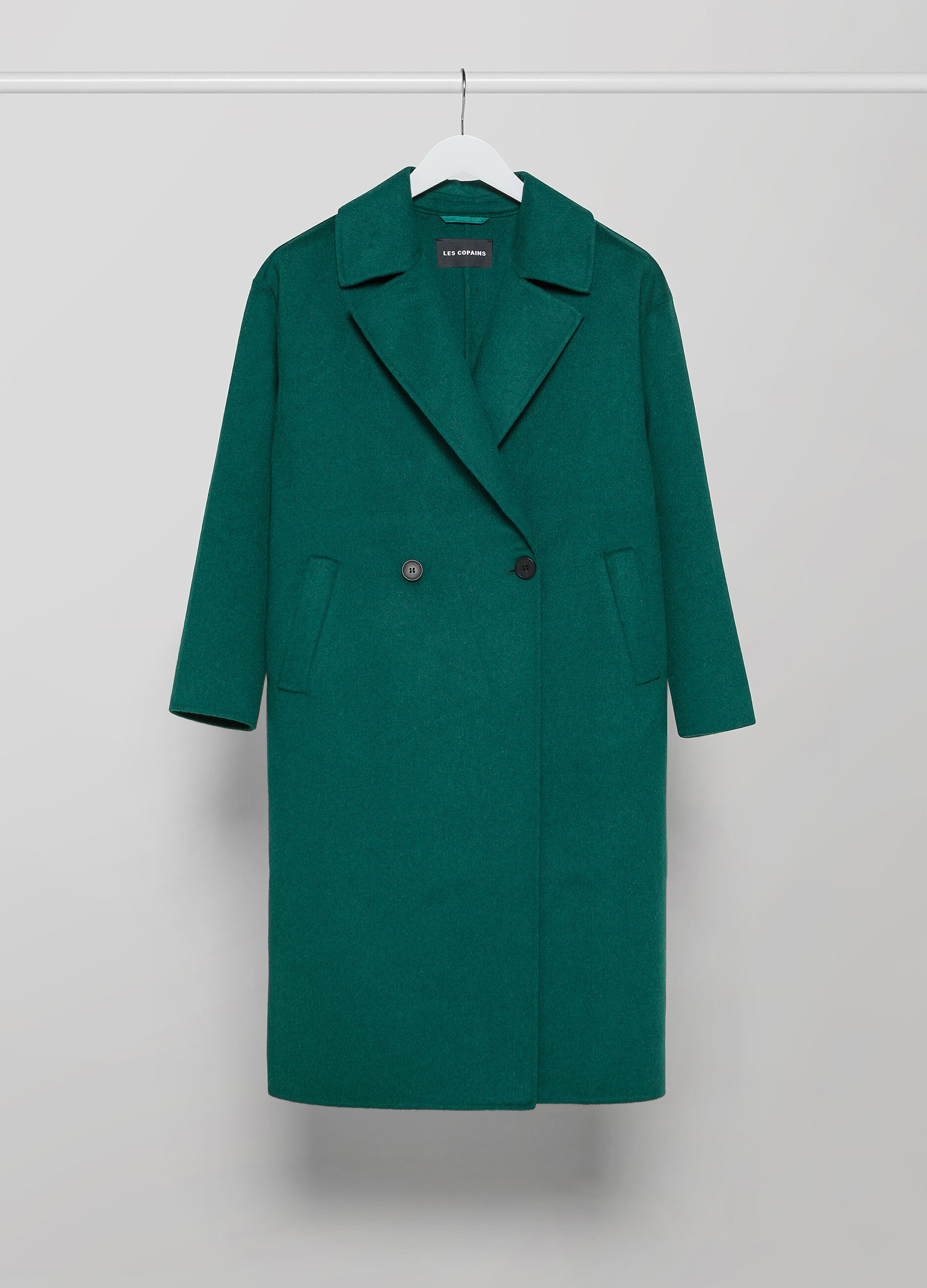 Wool-blend long coat _5