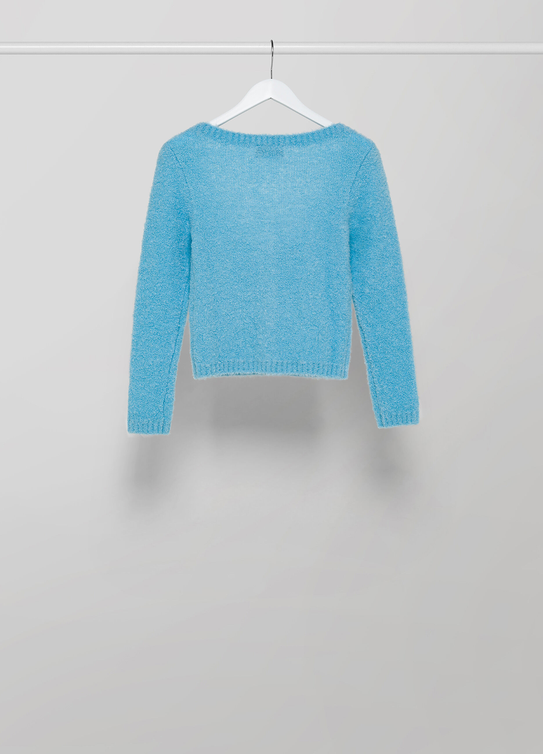 Cardigan tricot in misto lana mohair