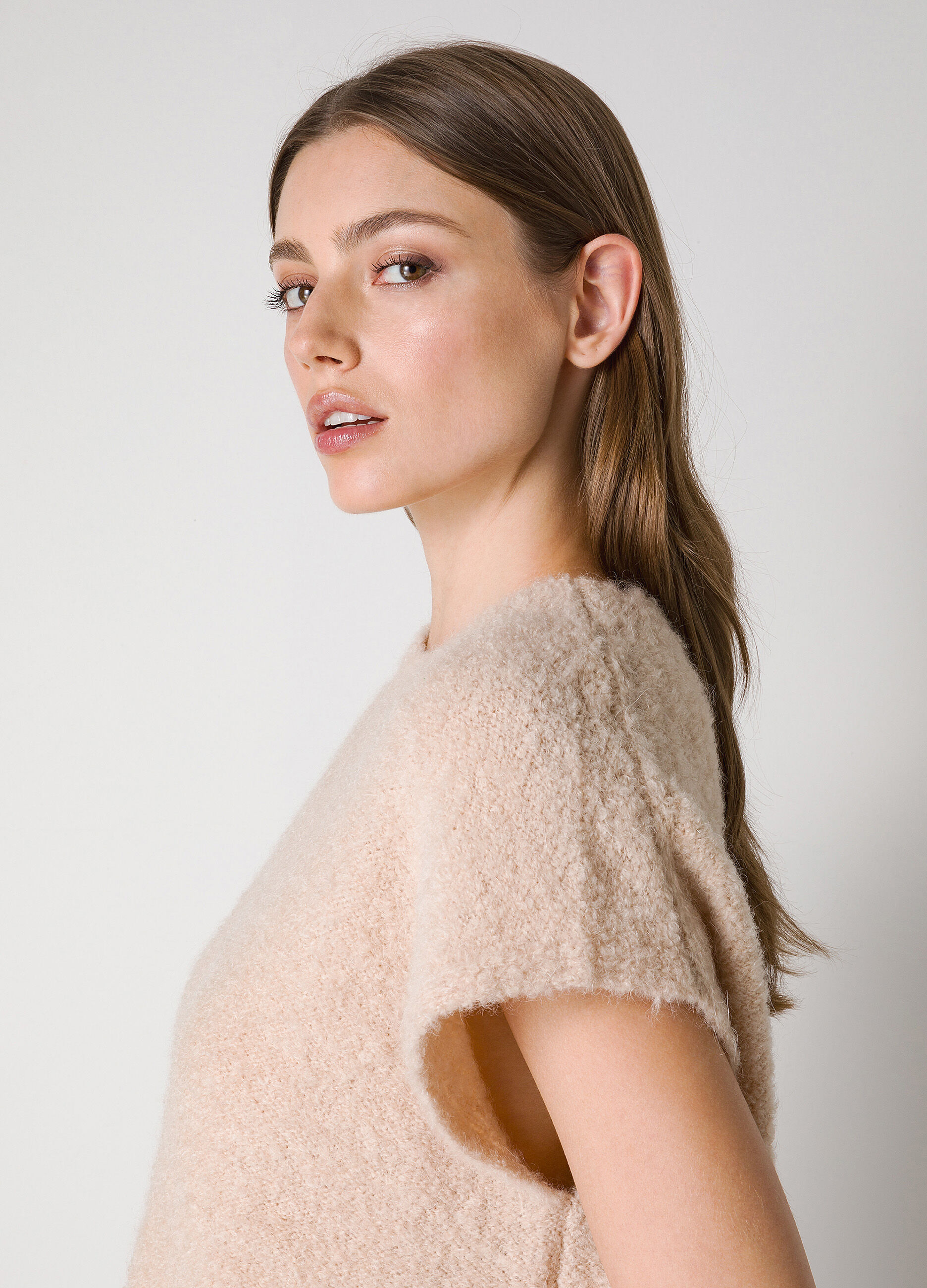 Mohair wool blend tricot waistcoat_2
