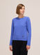 Knitted sweater with round neck in cashmere and merino wool_1