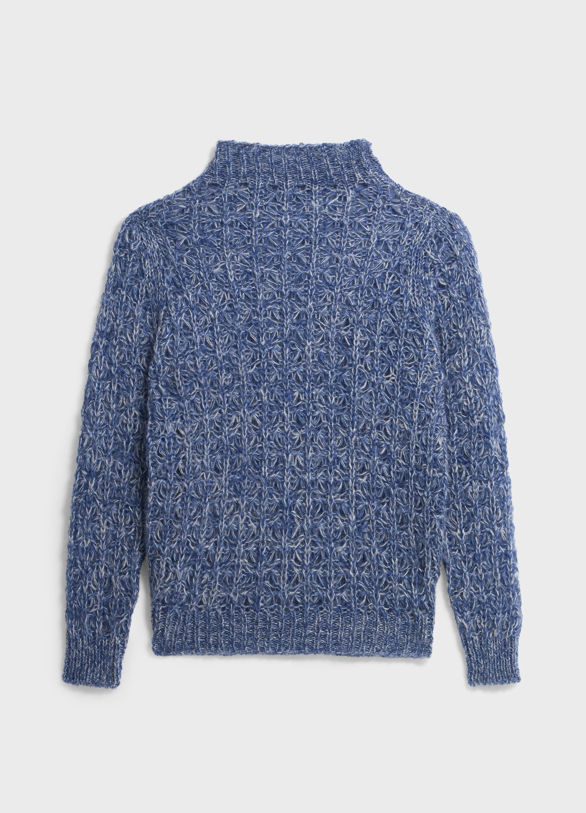 Gros pull en mohair mélangé