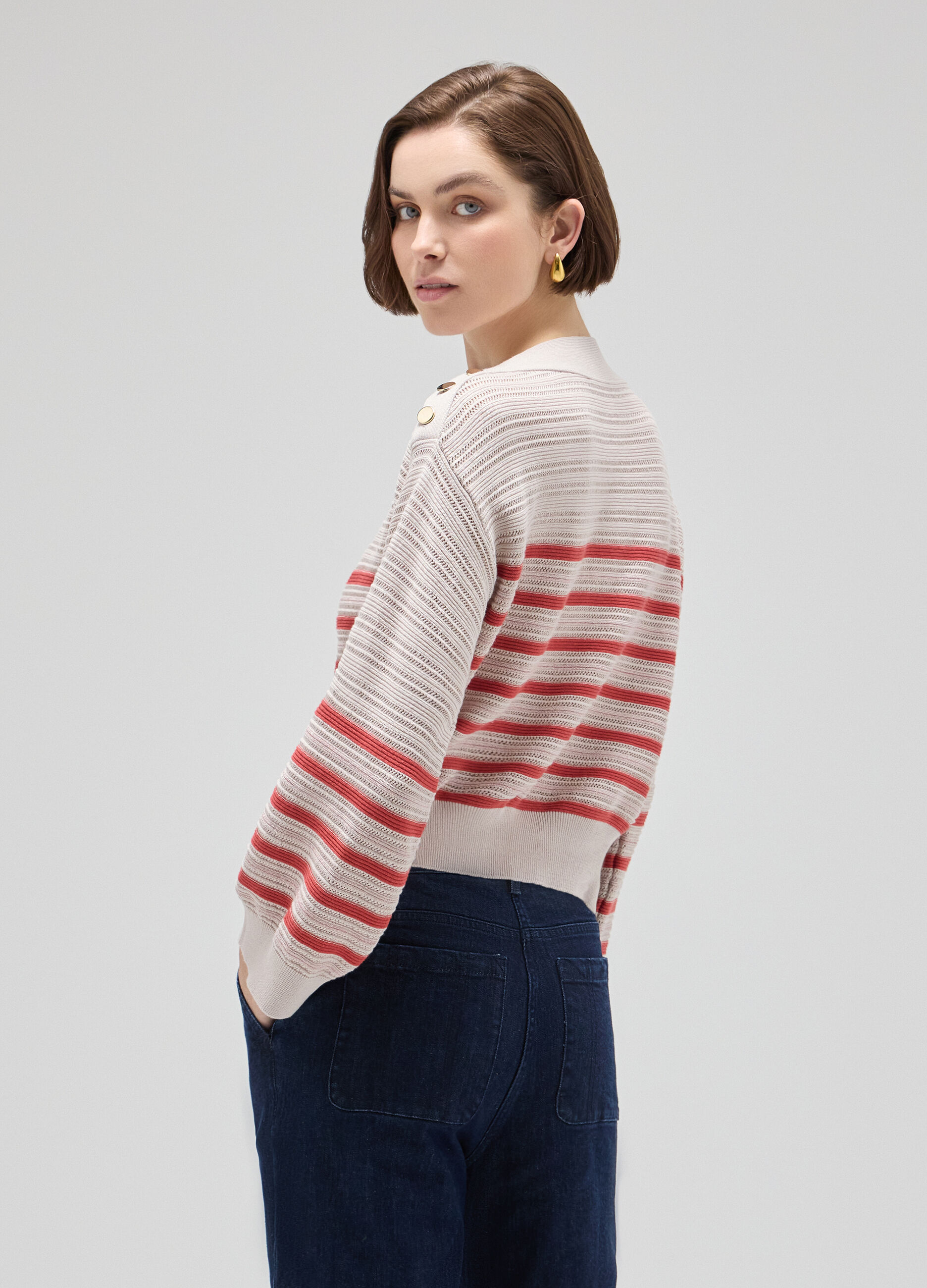 Maglione tricot mix di punti_2