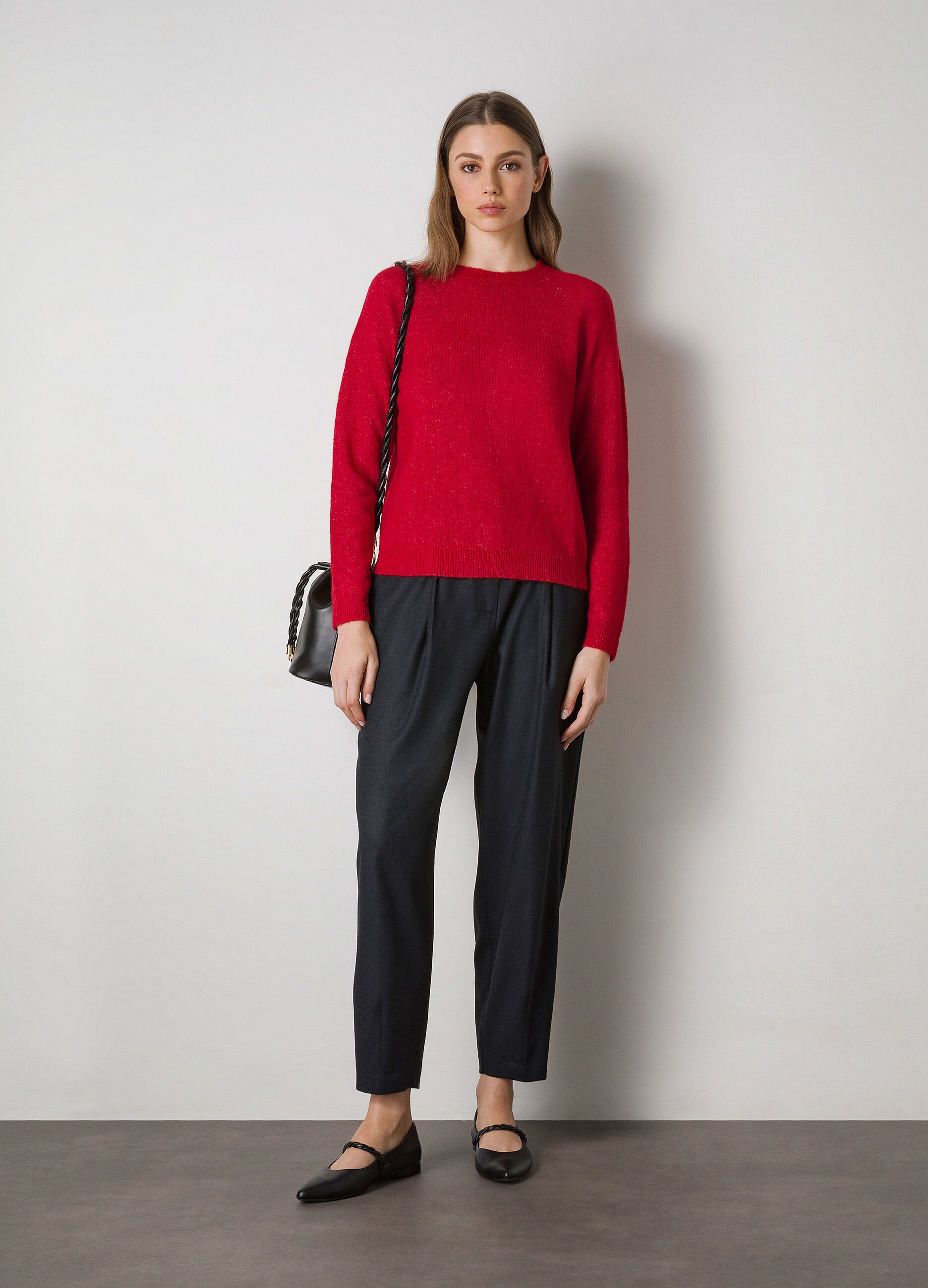 Alpaca wool blend pullover 