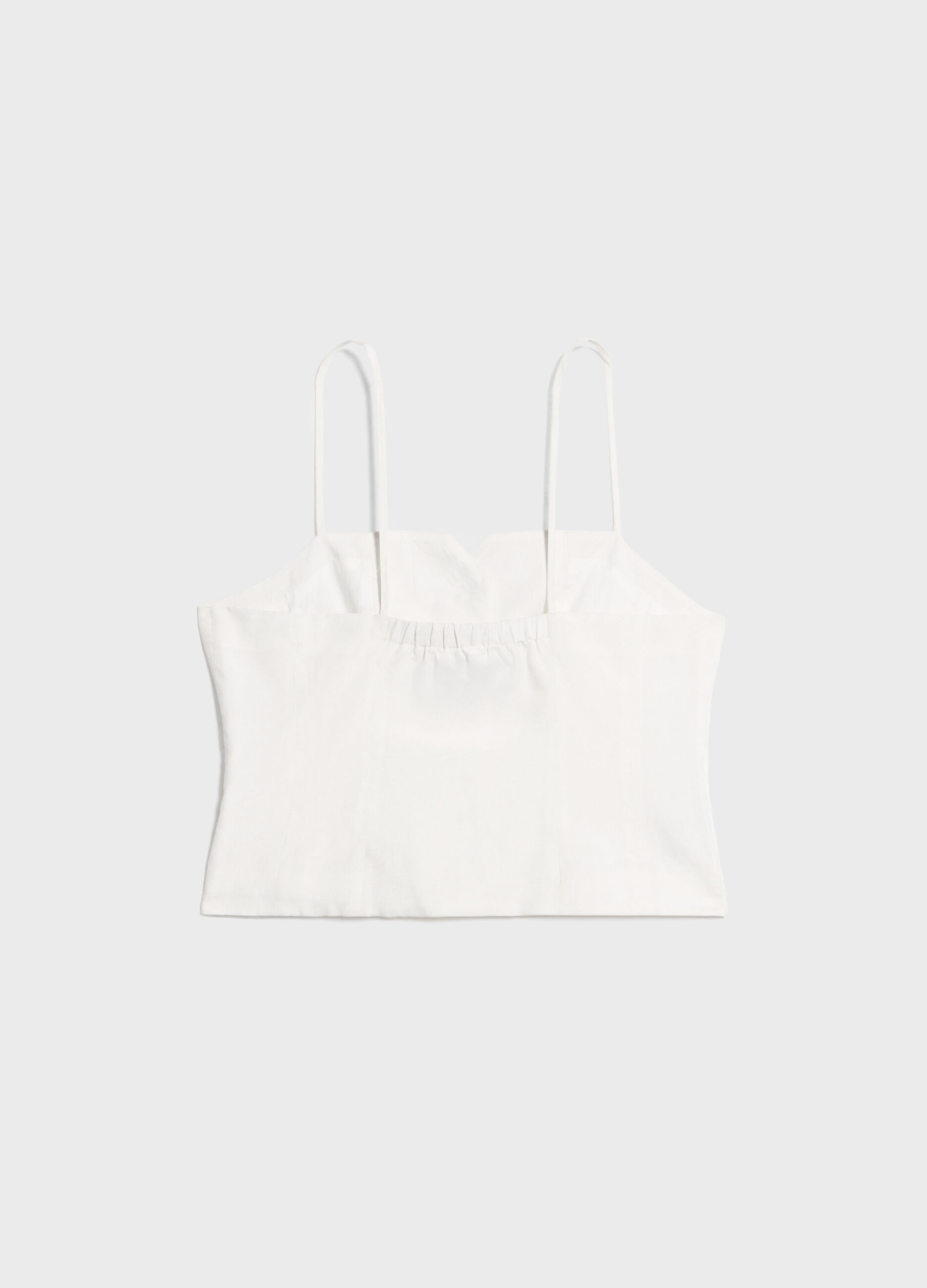 Strappy top in linen blend_5