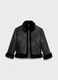 Jacket in shearling-effect leather_4