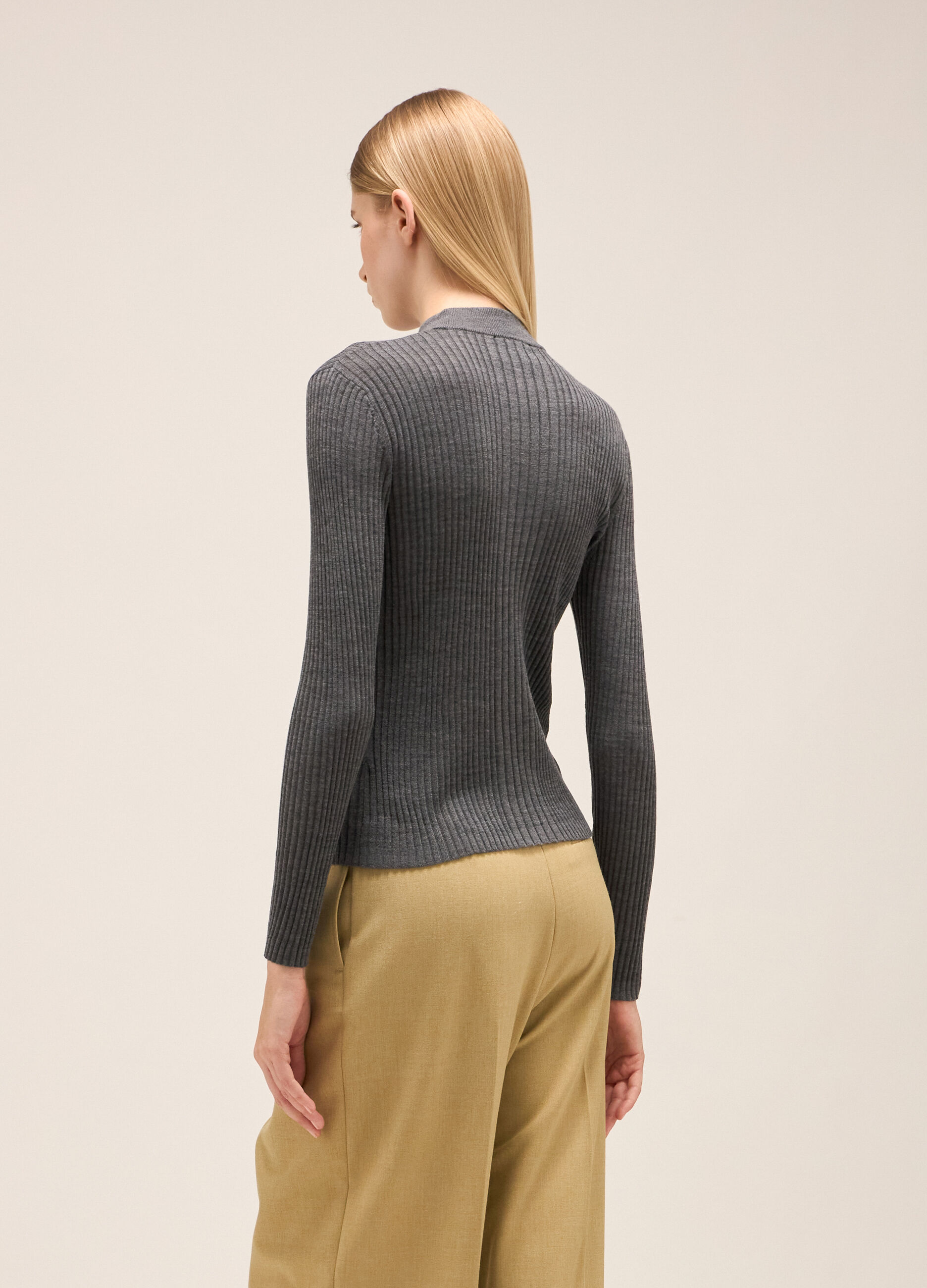 Lupetto tricot a coste