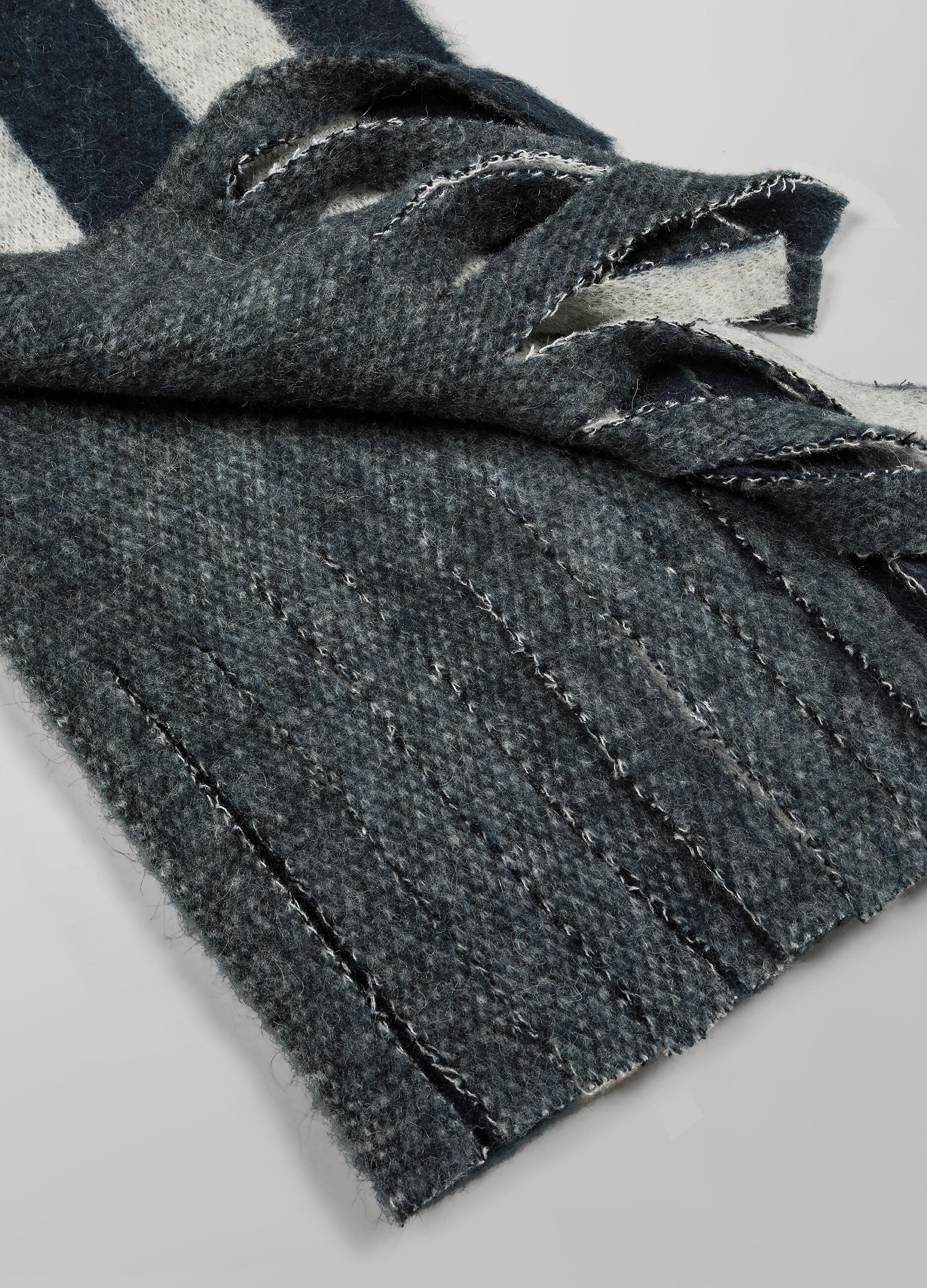 Alpaca wool blend scarf