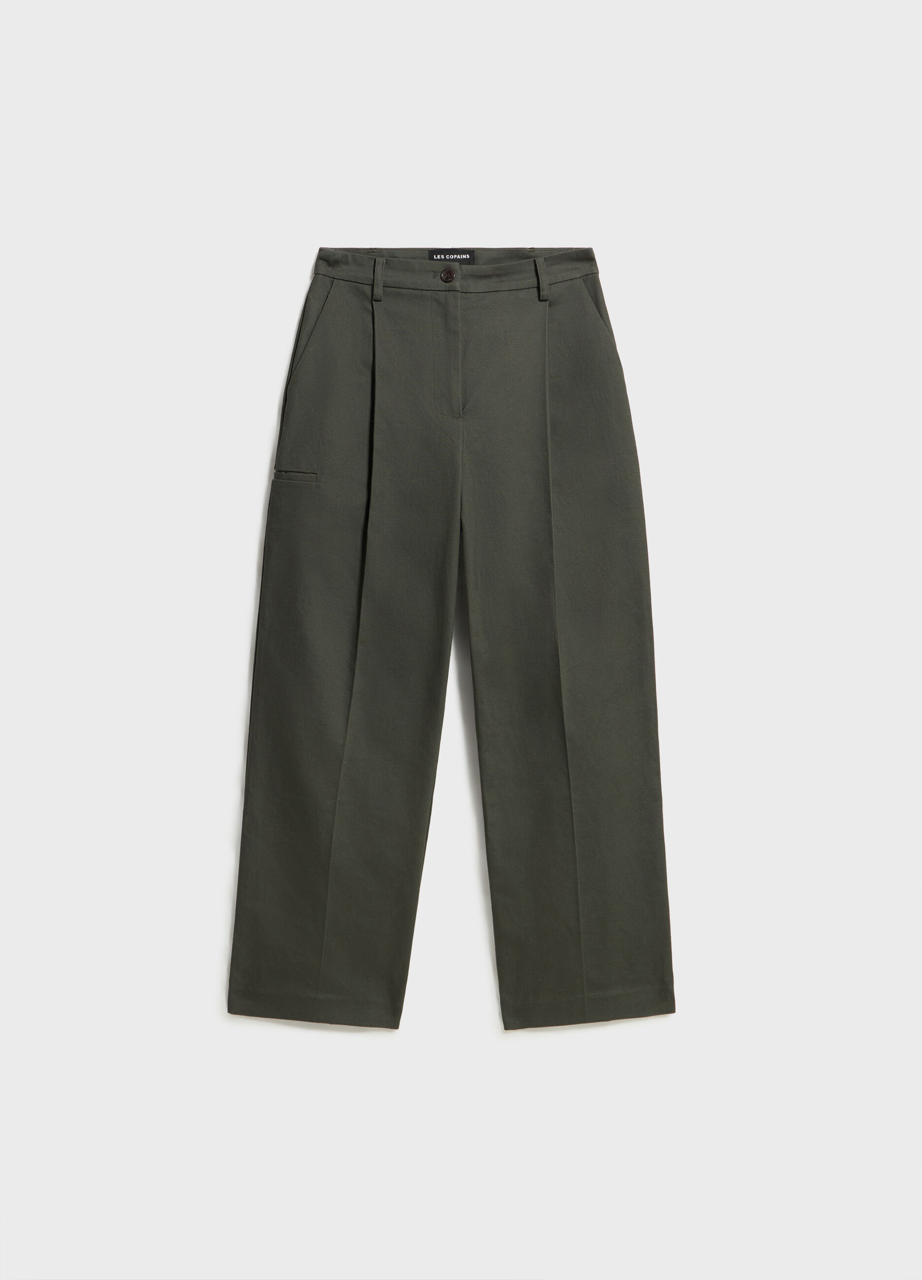 Slouchy trousers in 100% cotton