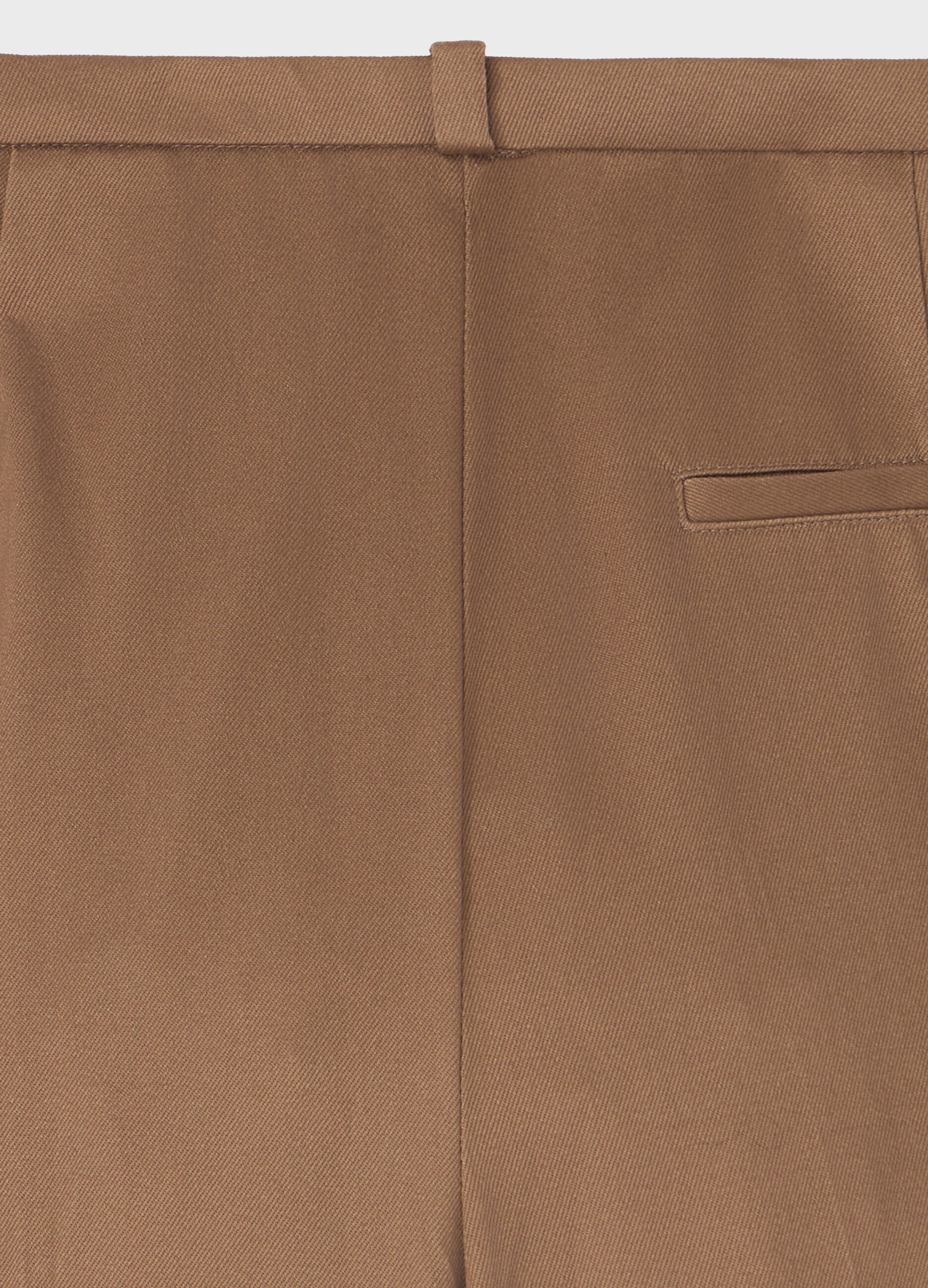 Straight-fit trousers in 100% cotton