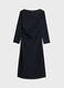Midi dress with draping_4