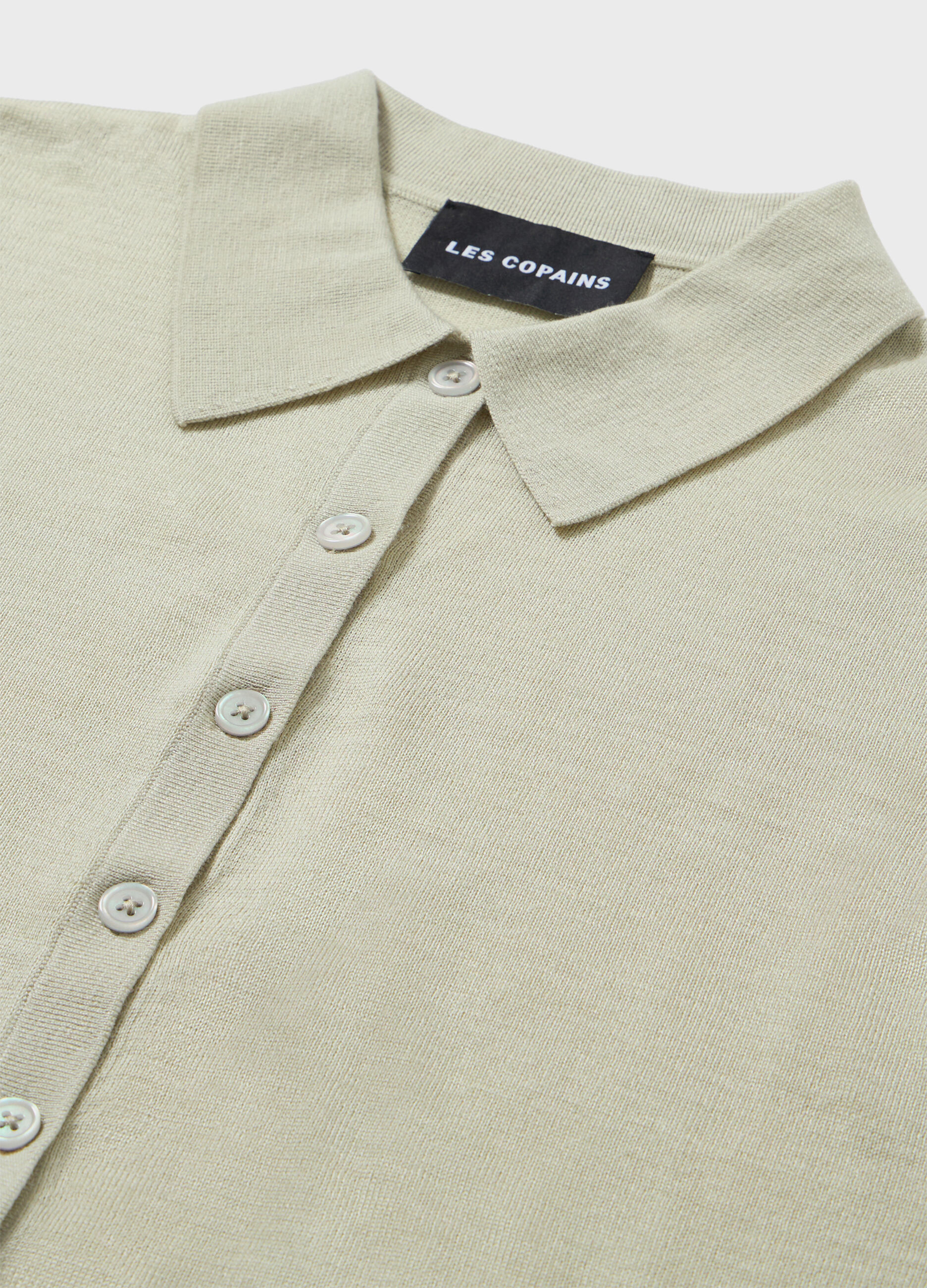 Polo neck with long sleeves in wool blend