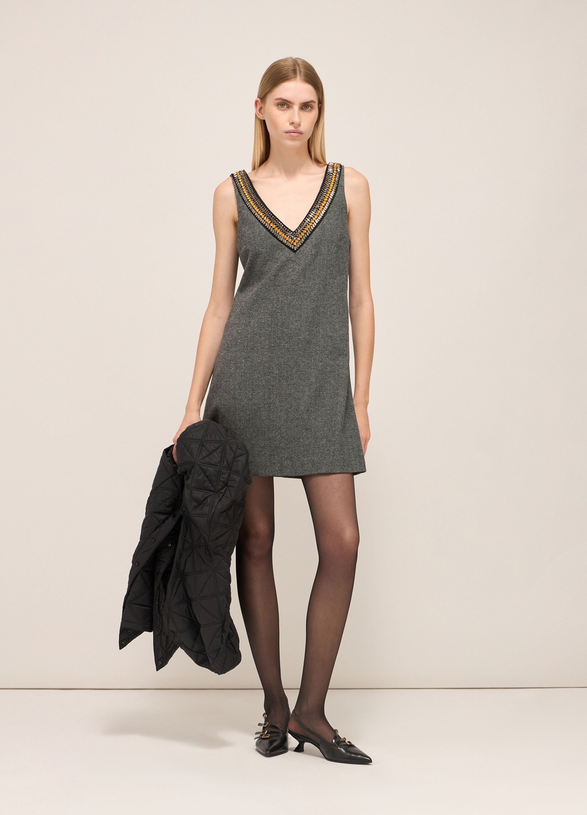 Tweed abito sale