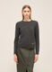 Knitted sweater with round neck in cashmere and merino wool_1
