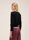 Knitted cardigan with contrasting coloured trims_3