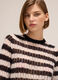 Striped crew-neck sweater in wool and mohair blend_3