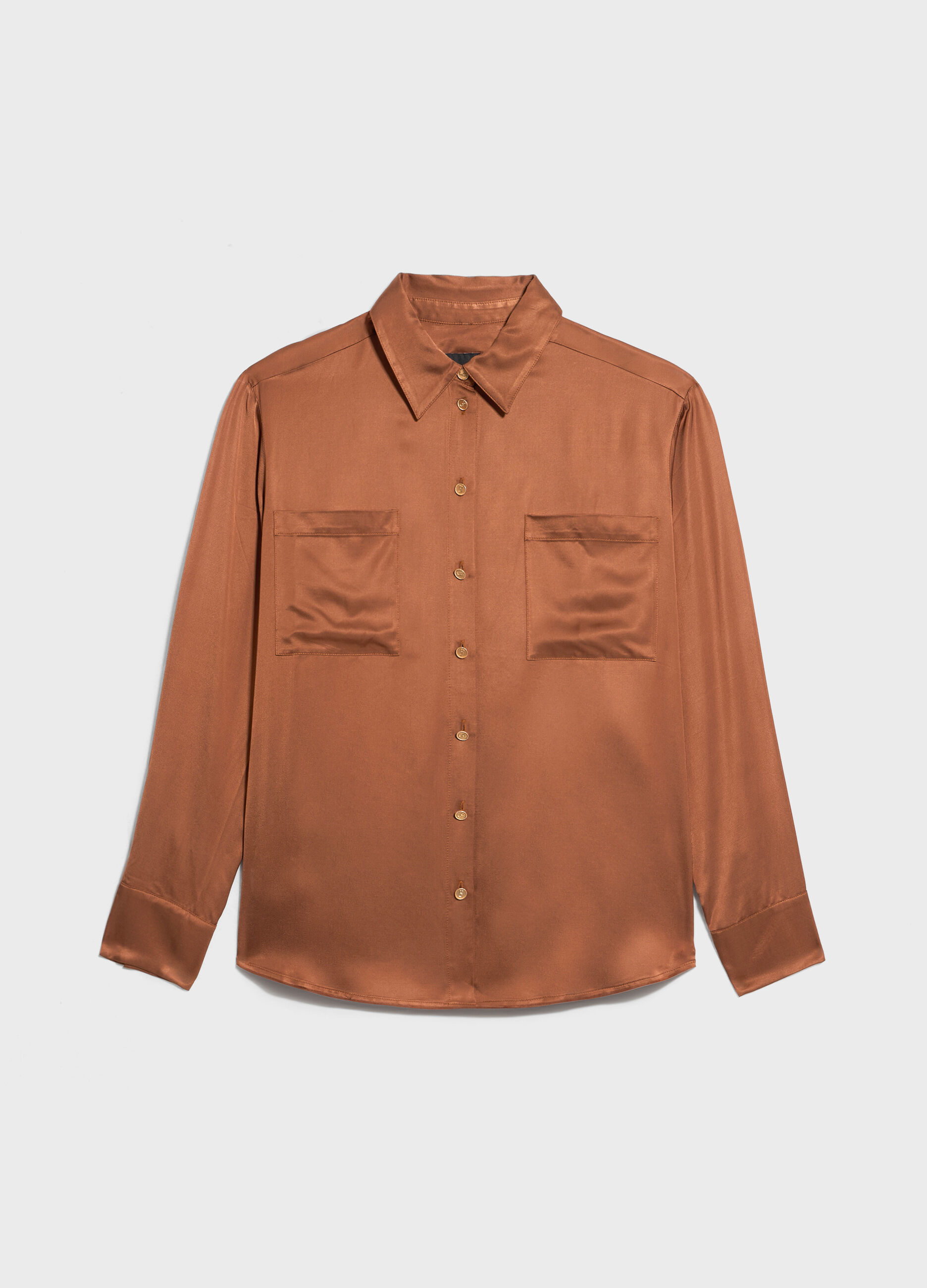 Viscose shirt with pockets