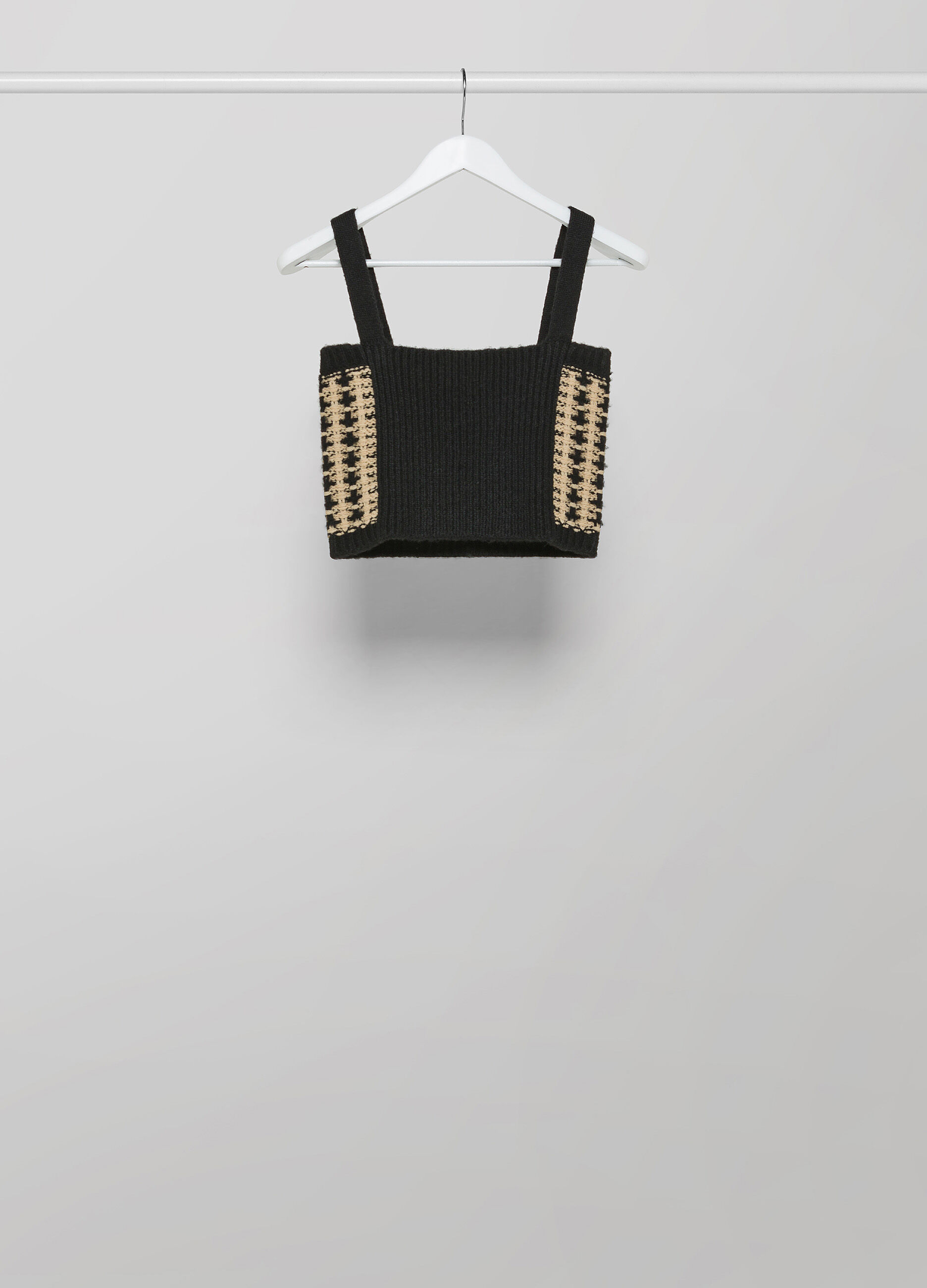 Alpaca wool-blend tricot bralette _5