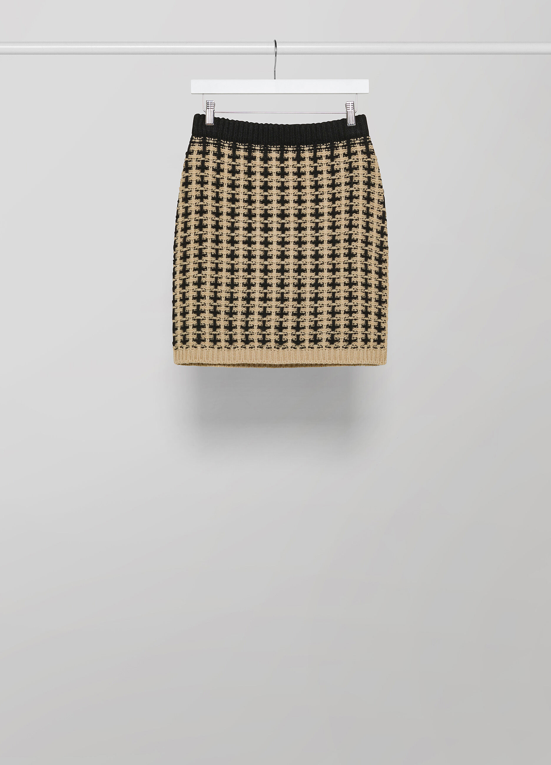 Alpaca wool-blend tricot miniskirt_4