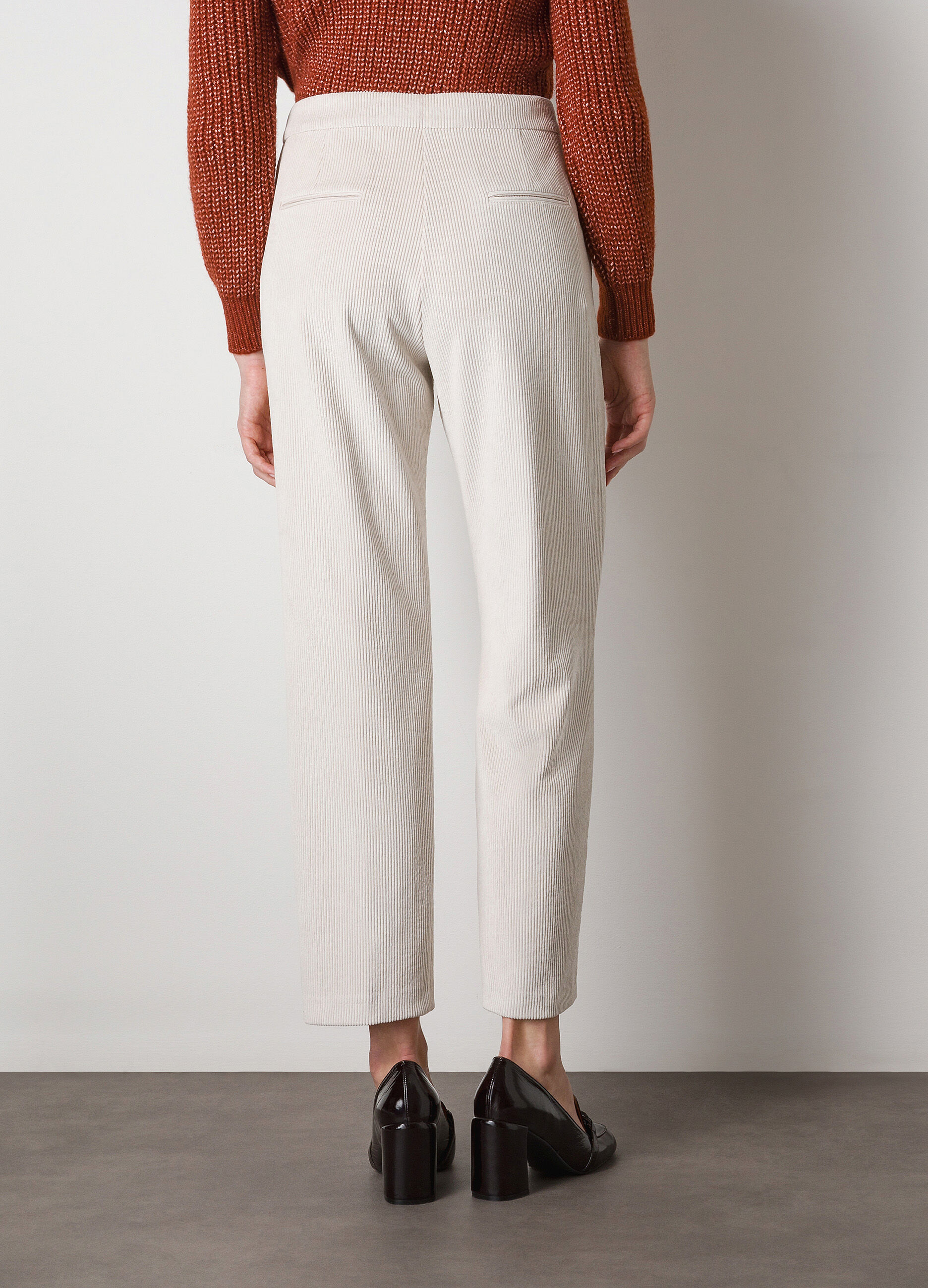 Ribbed cigarette trousers_1