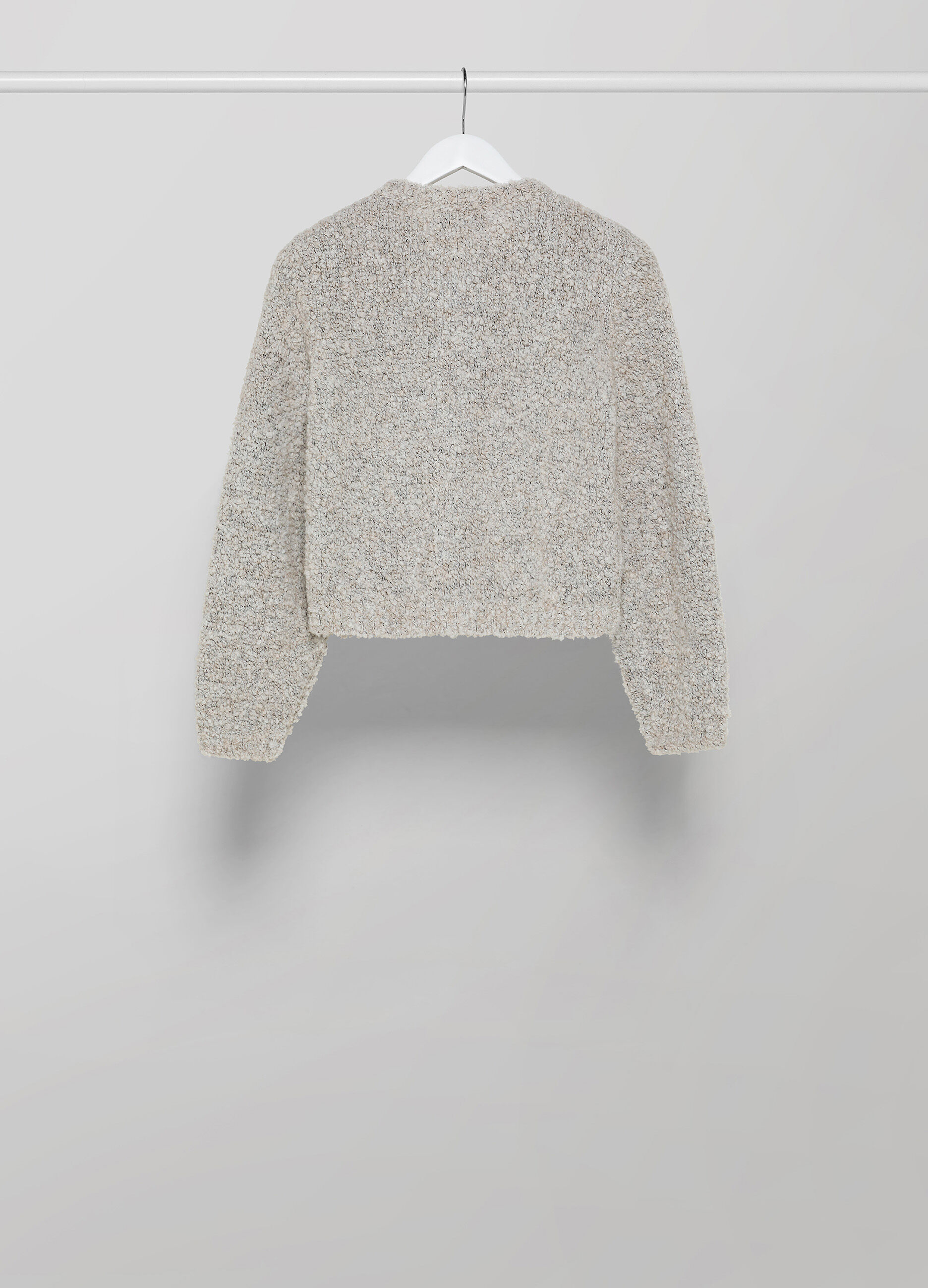Alpaca wool blend loop stitch cardigan_5