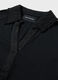 Polo shirt with long sleeves and bouclé inserts_6