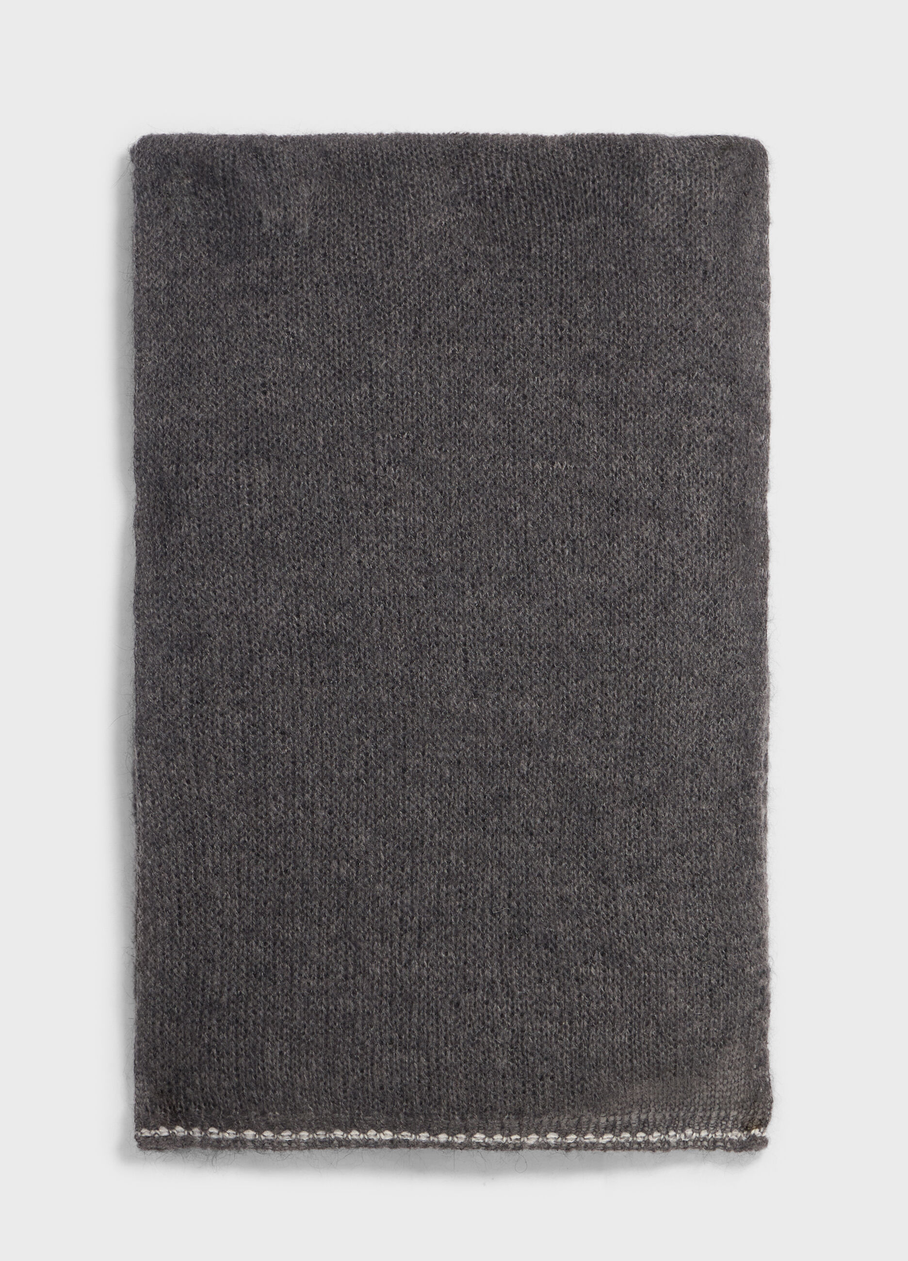 Stole in mohair and acrylic blend