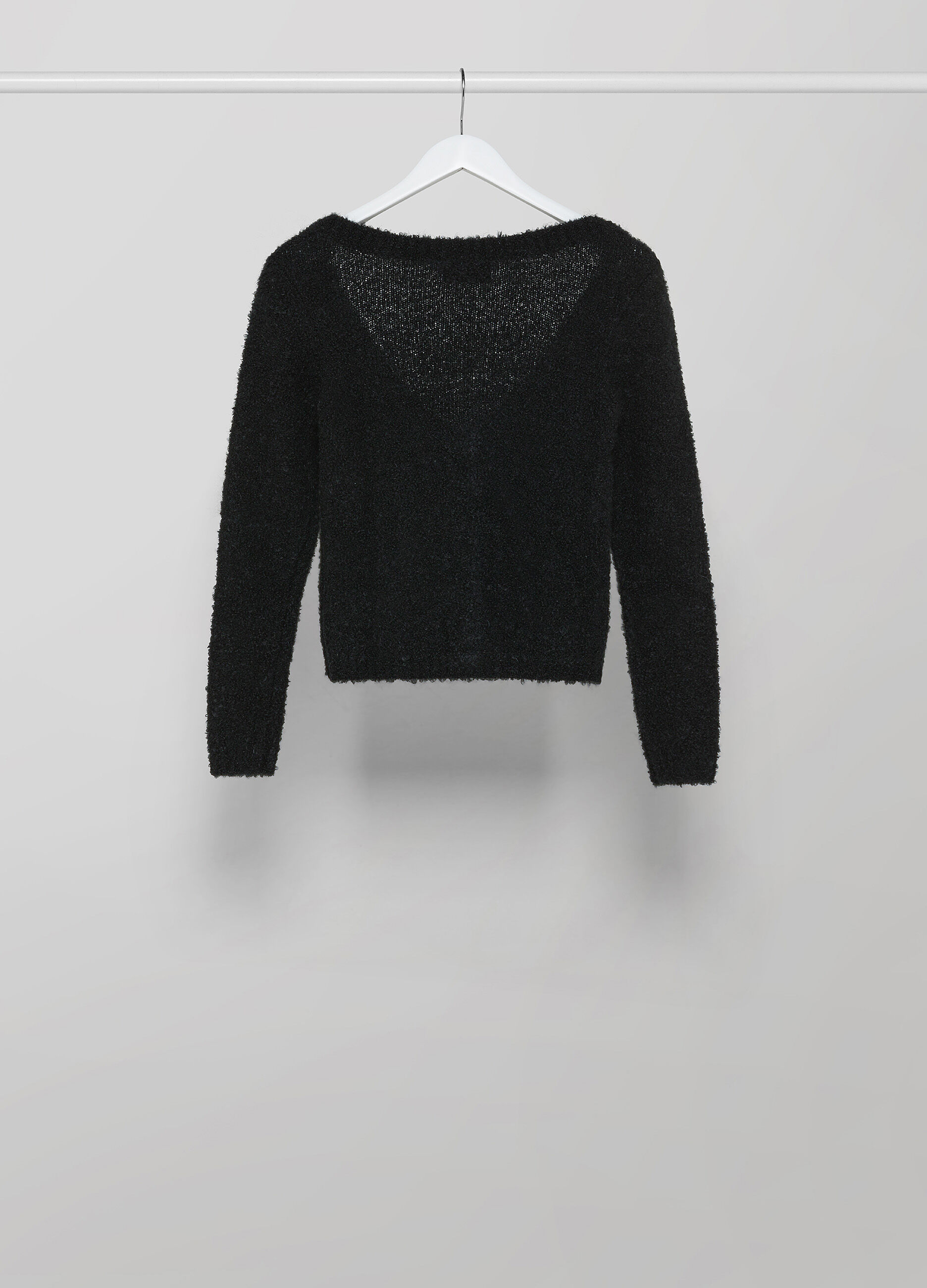 Mohair wool blend tricot cardigan_5