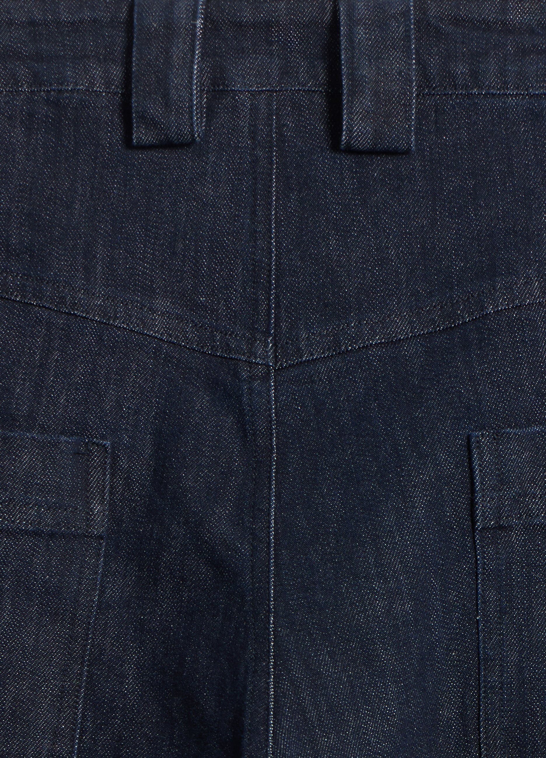Cargo jeans in stretch cotton