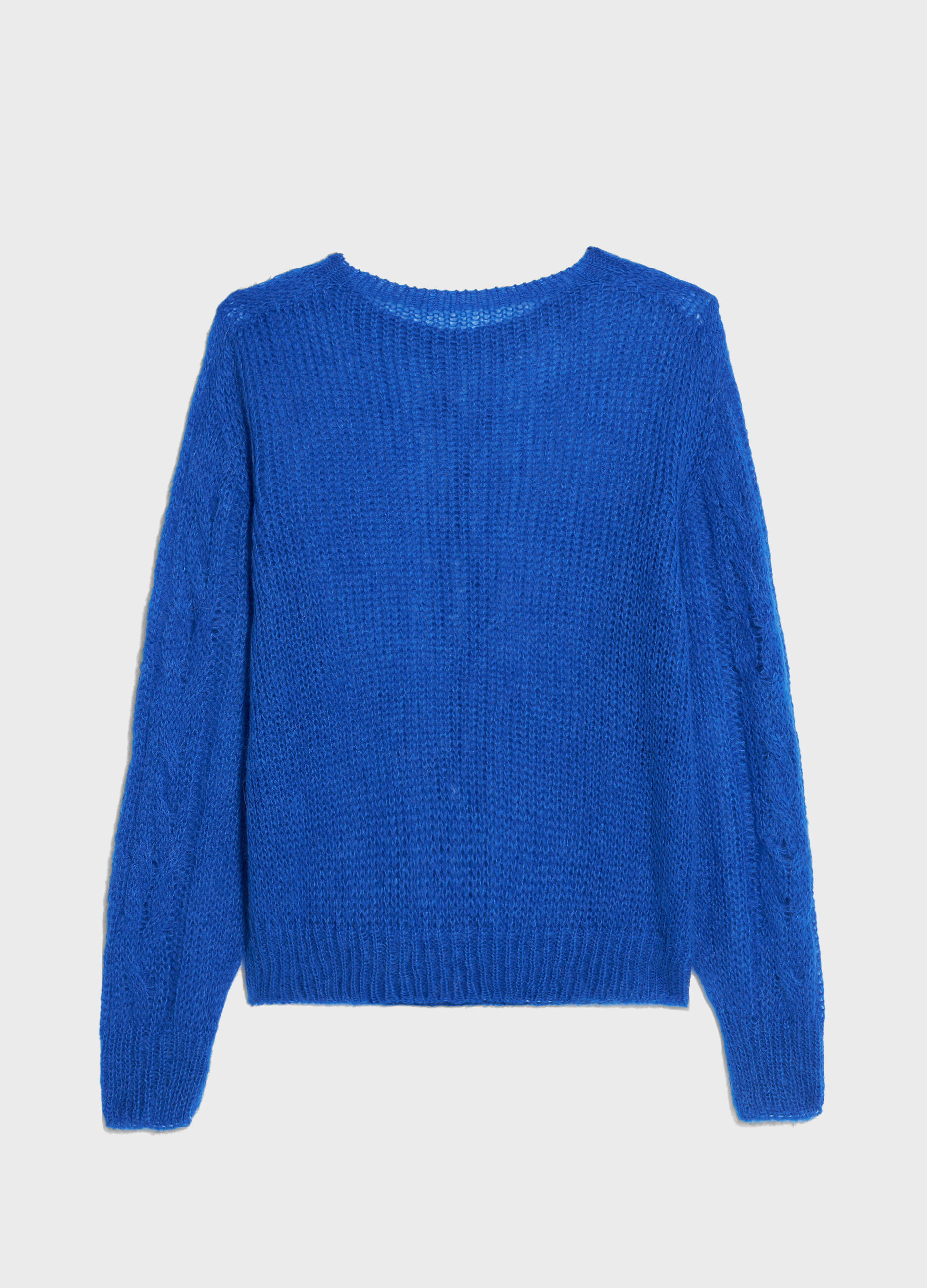 Maglione tricot a trecce
