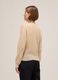 Knitted sweater with V neck_2