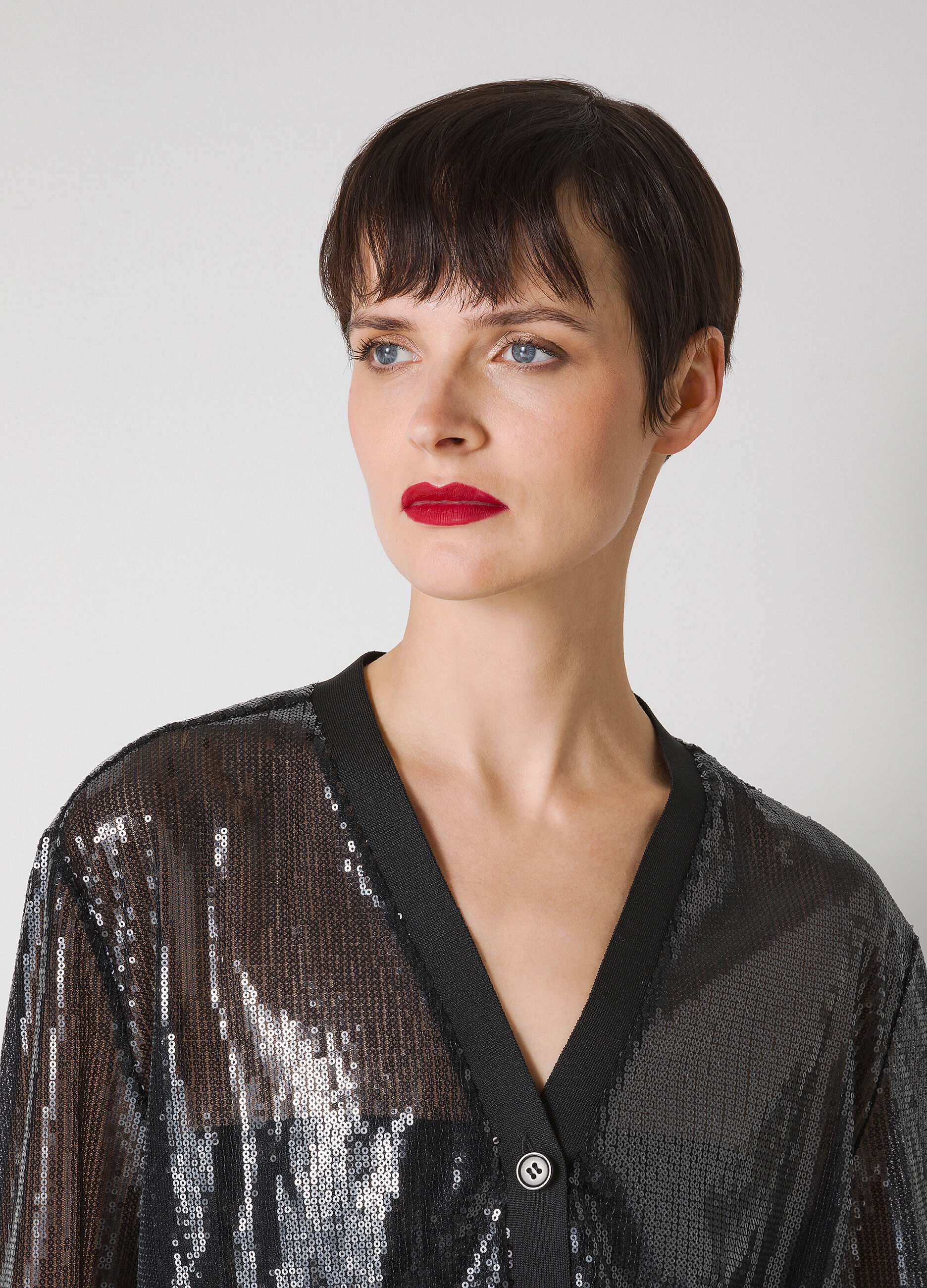 Black sequin cardigan_2