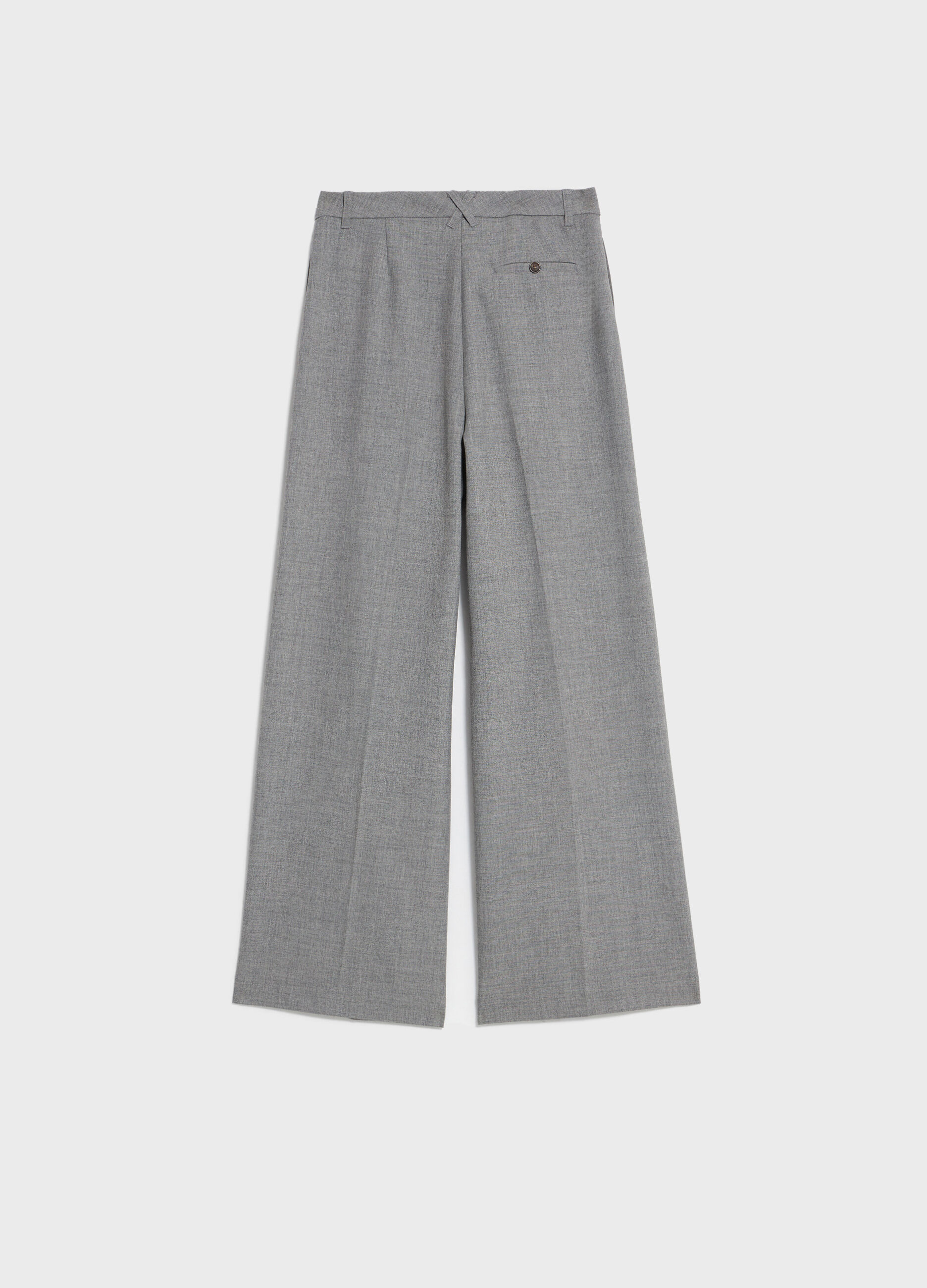 Palazzo trousers with darts