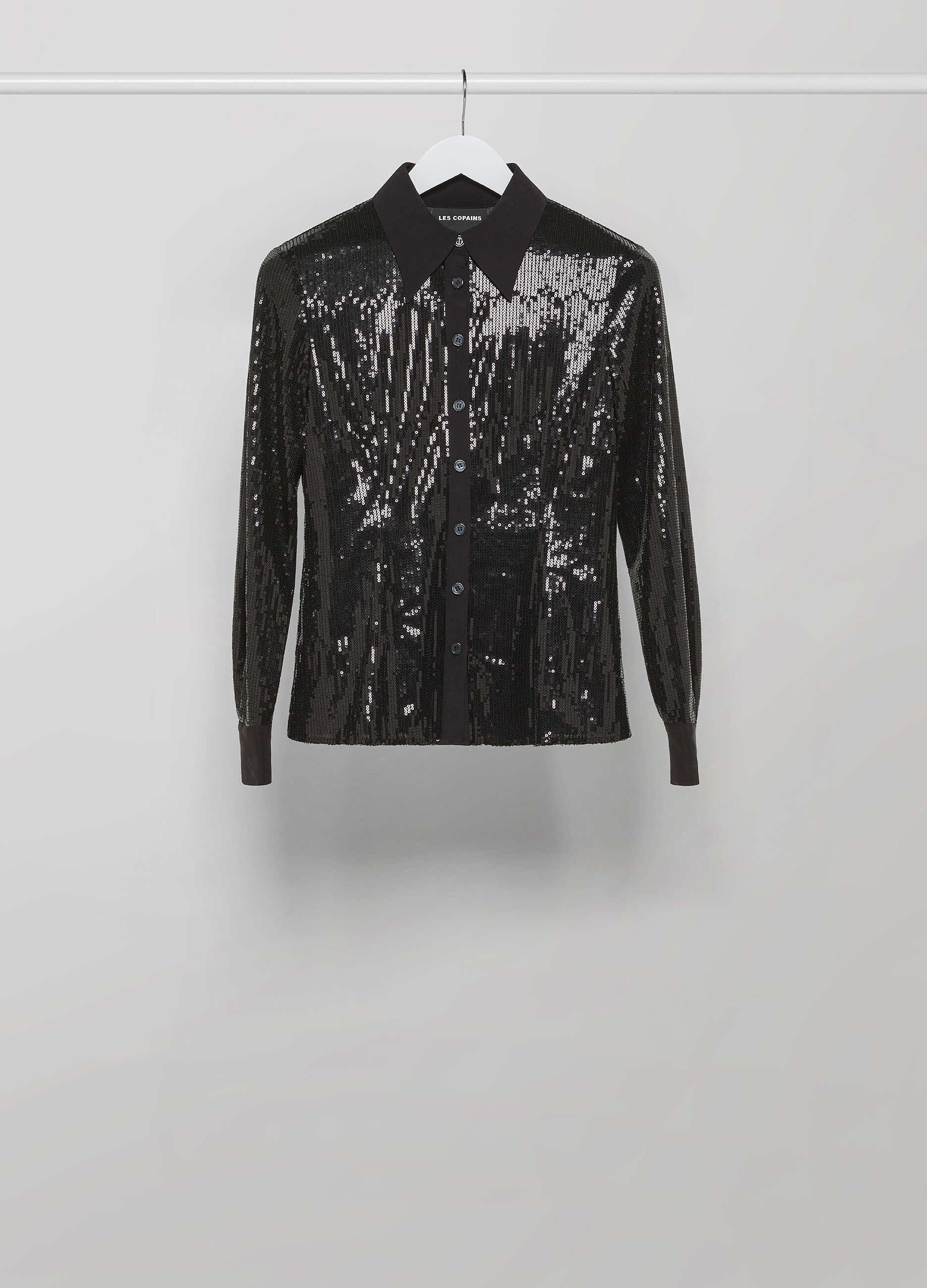Black sequin shirt_4