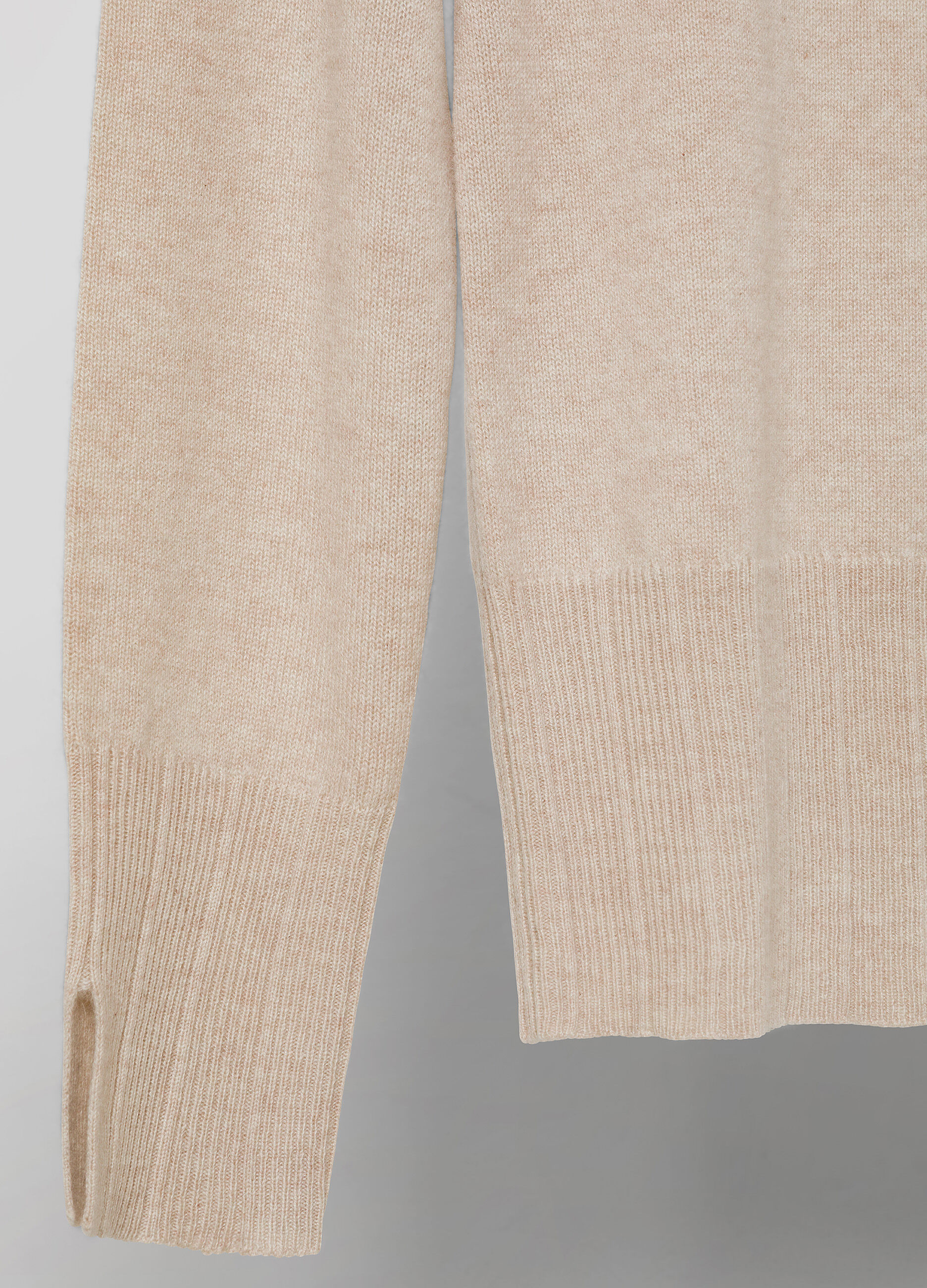Pure cashmere tricot pullover _6