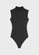 Turtle-neck metallic effect bodysuit_0